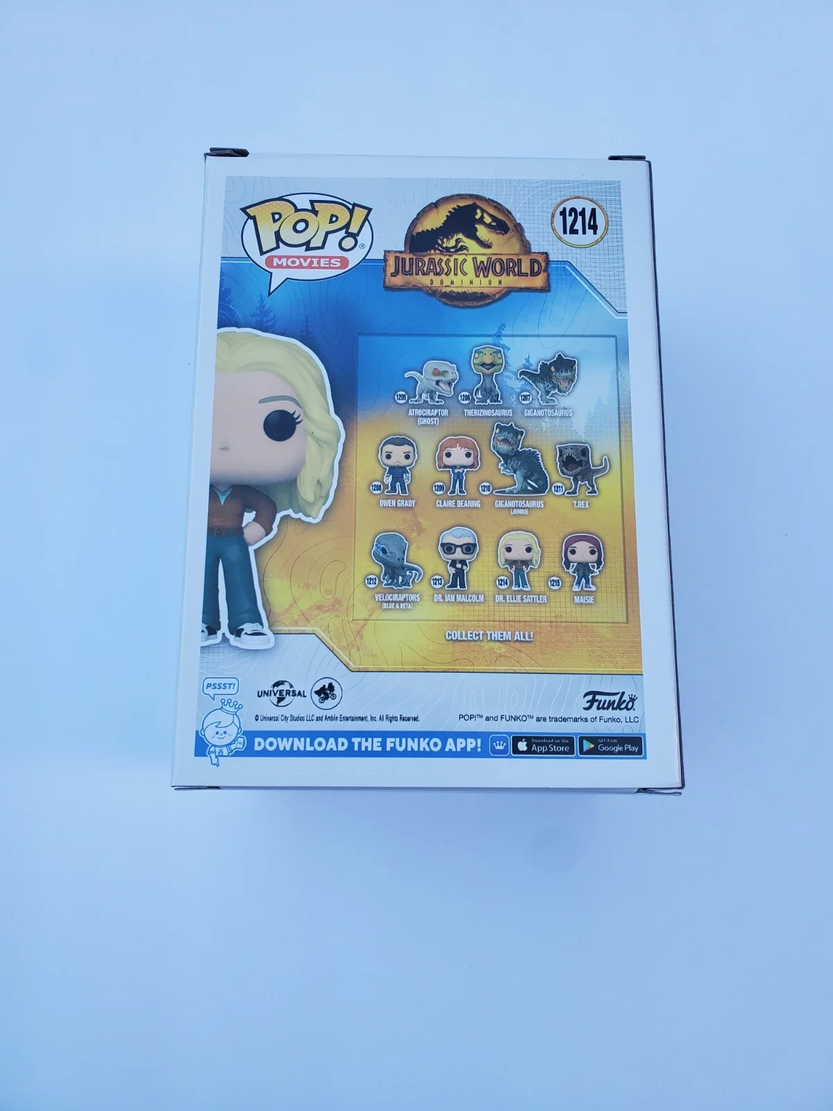Laura Dern — Laura Dern Signed Ellie Sattler Funko Pop Figure PSA Authenticated Jurassic Park, изображение 3