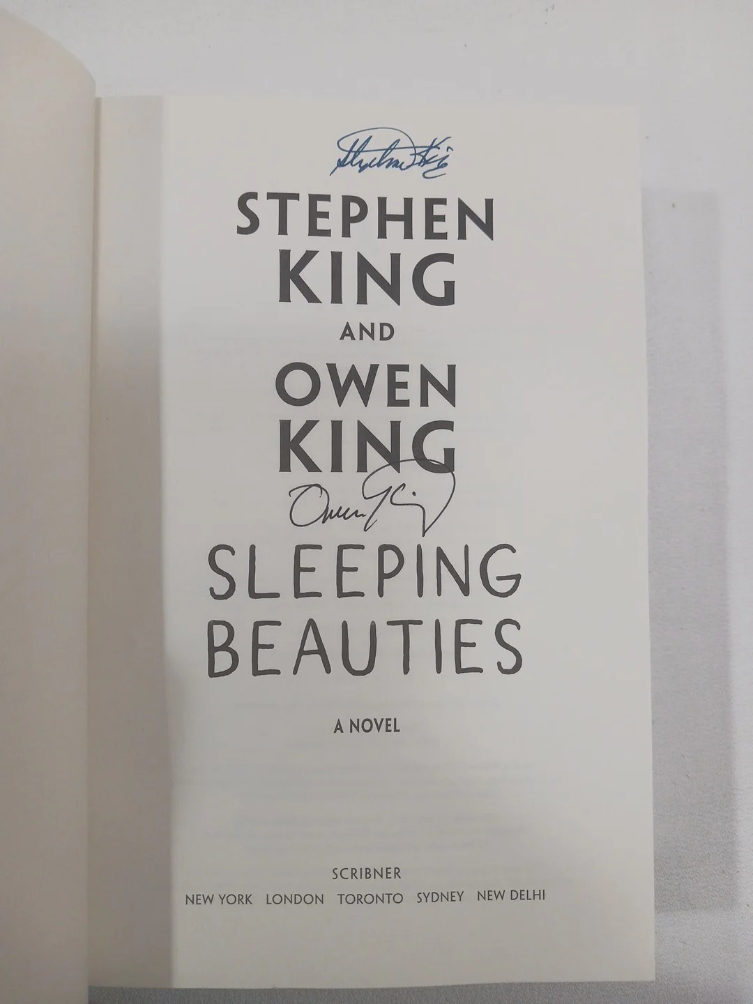 Stephen King, Owen King — DOUBLE SIGNED Sleeping Beauties Stephen King + Owen Hardcover Horror MINT COND, image 3