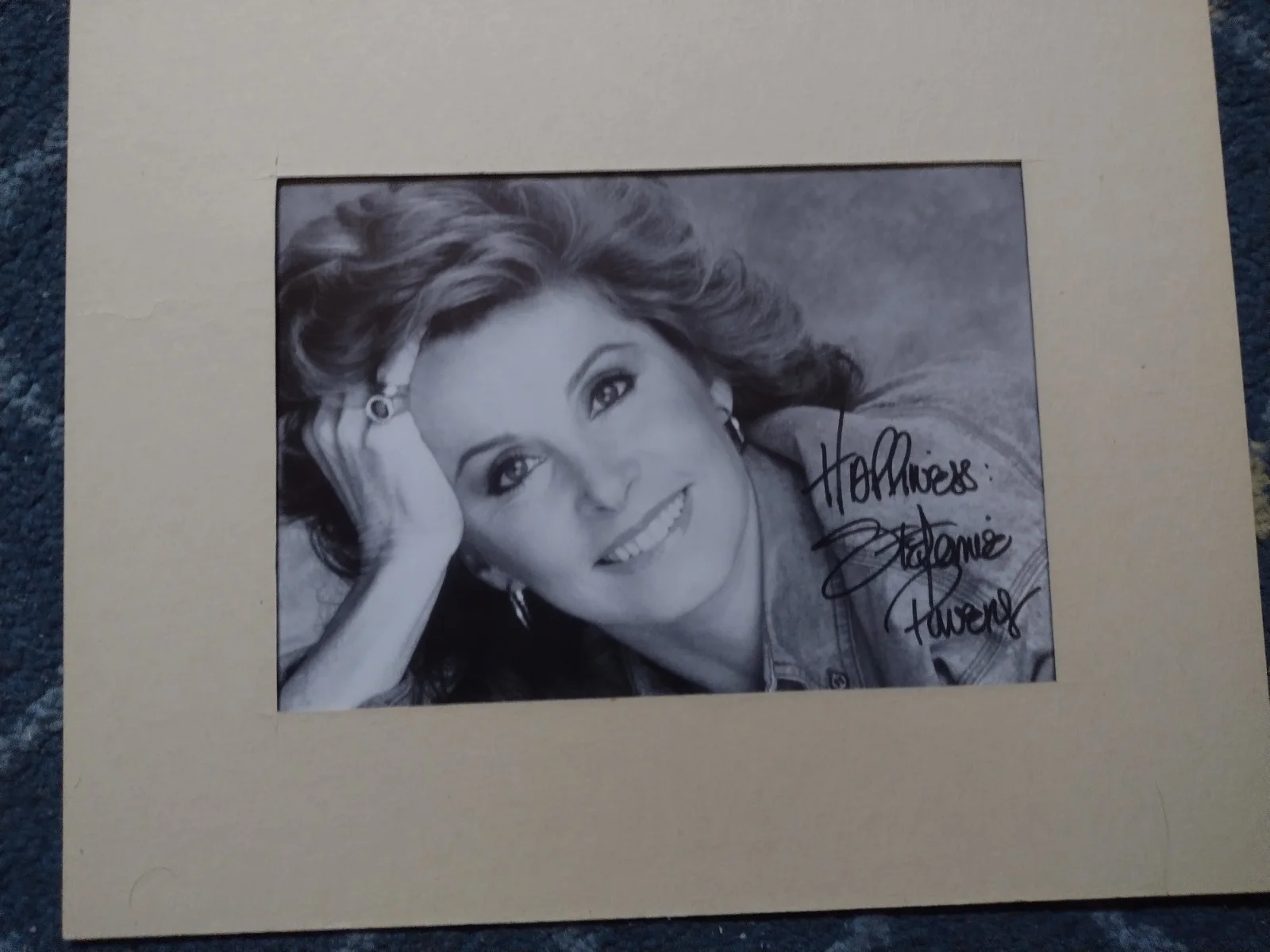 5 Autographed Photos Anne Bancroft Stephanie Powers Jacklyn Zeman +2, image 4