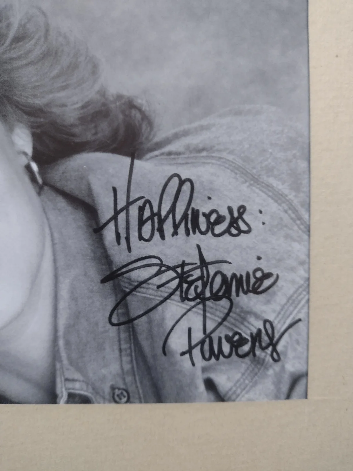 5 Autographed Photos Anne Bancroft Stephanie Powers Jacklyn Zeman +2, image 5