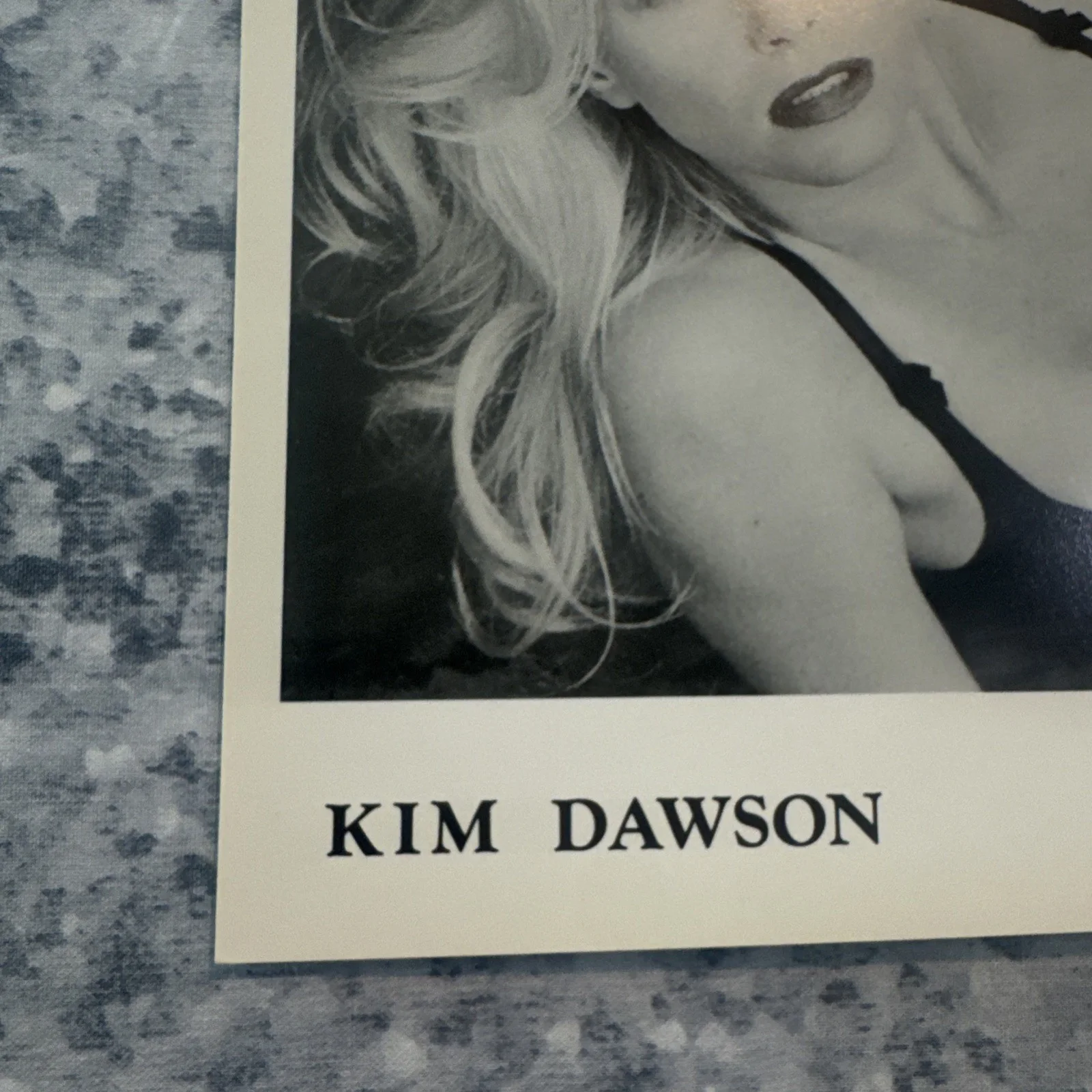 Original Photo 8 X 10 Kim Dawson Autograph Authentic Signed Actress Model, image 3