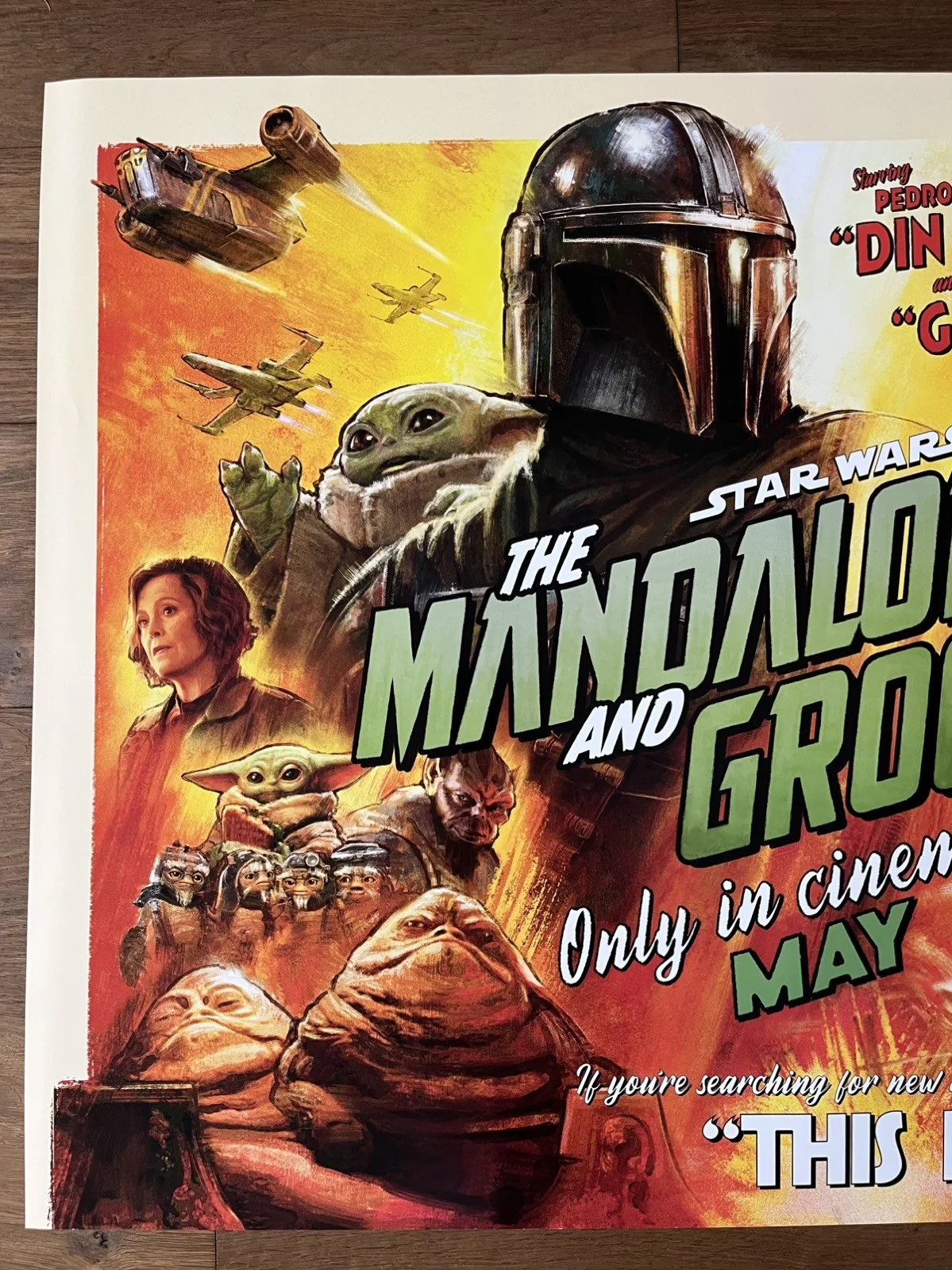 Star Wars: The Mandalorian and Grogu (2026), Original UK Cinema Quad Poster, изображение 4