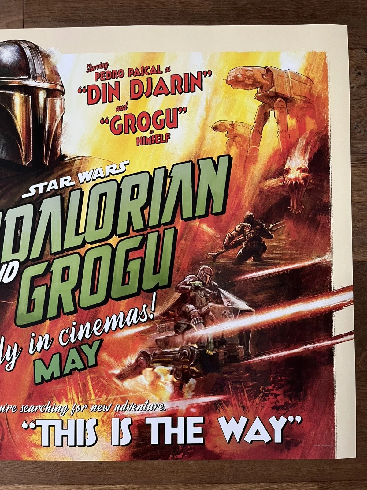 Star Wars: The Mandalorian and Grogu (2026), Original UK Cinema Quad Poster, изображение 5
