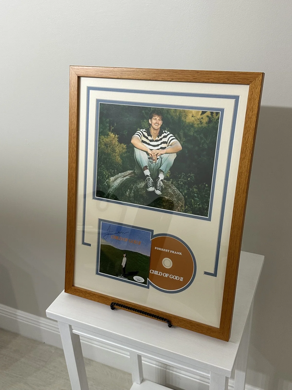 Forrest Frank Autographed/Signed Child Of God CD Framed Piece w/ JSA Certificate, image 5