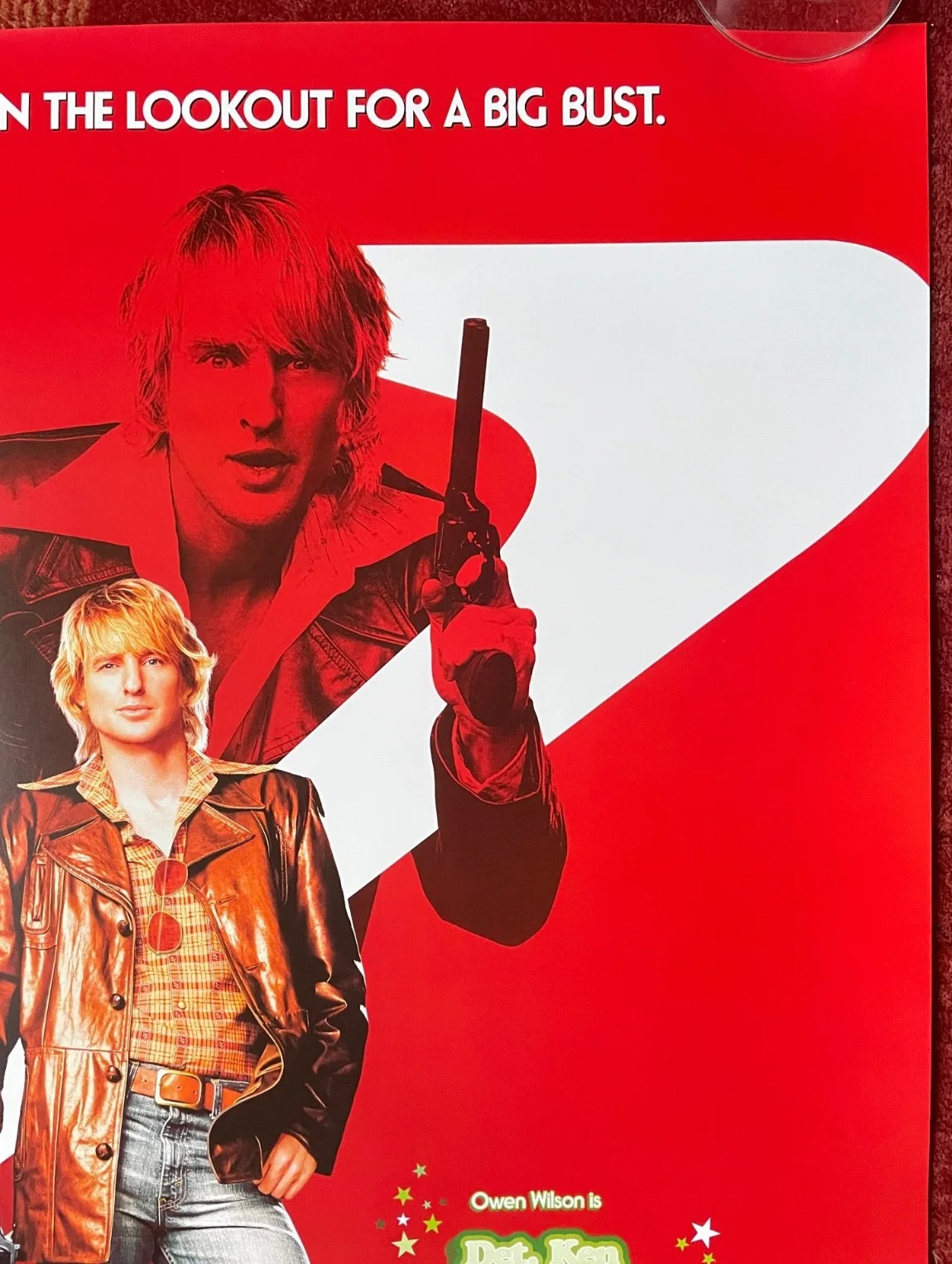 STARSKY & HUTCH (2004) Original UK Character Movie Film Poster Owen Wilson, изображение 3