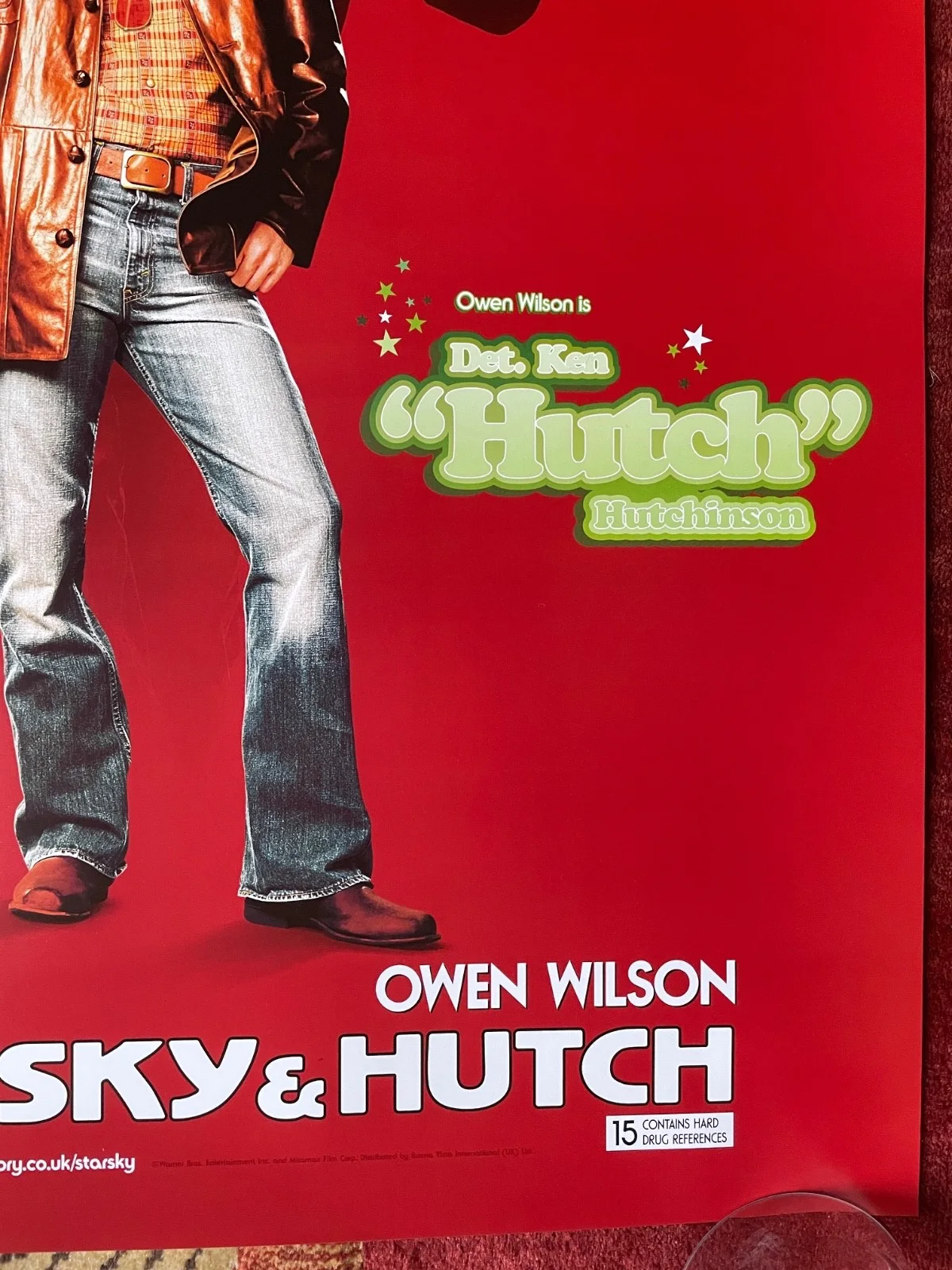 STARSKY & HUTCH (2004) Original UK Character Movie Film Poster Owen Wilson, изображение 5