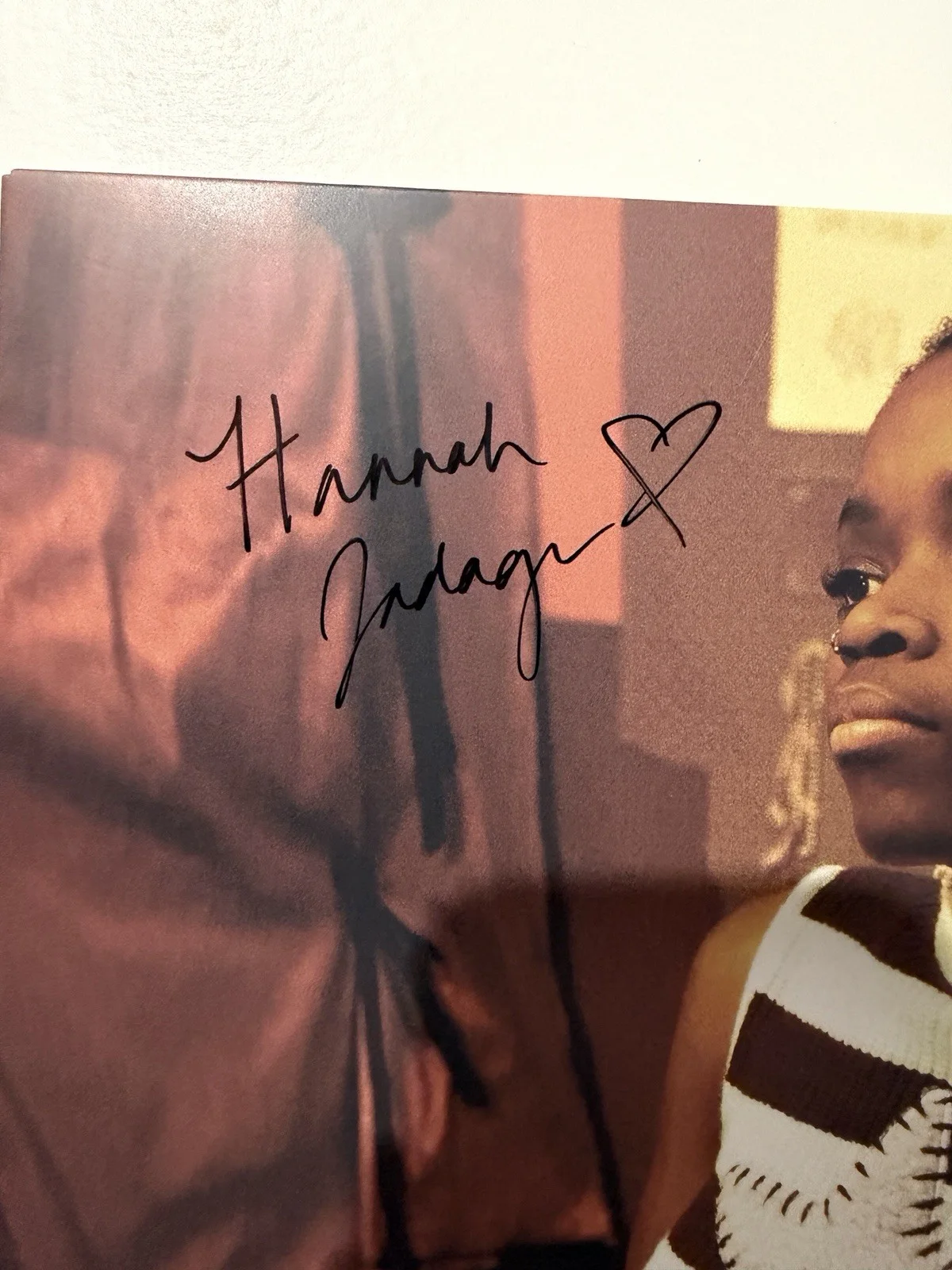 Hannah Jadagu- SIGNED Cover Vinyl- Aperture- 1LP- Rare, изображение 2