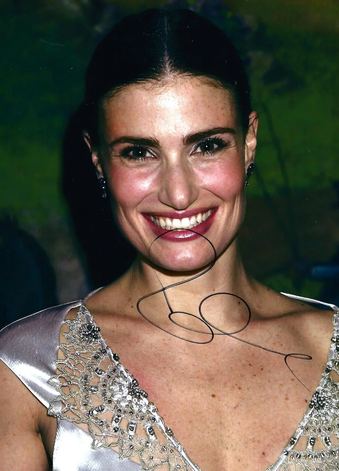 Idina Menzel — Idina Menzel signed CUTE 8x10 photo in person. Photo Proof - Disney Frozen Elsa