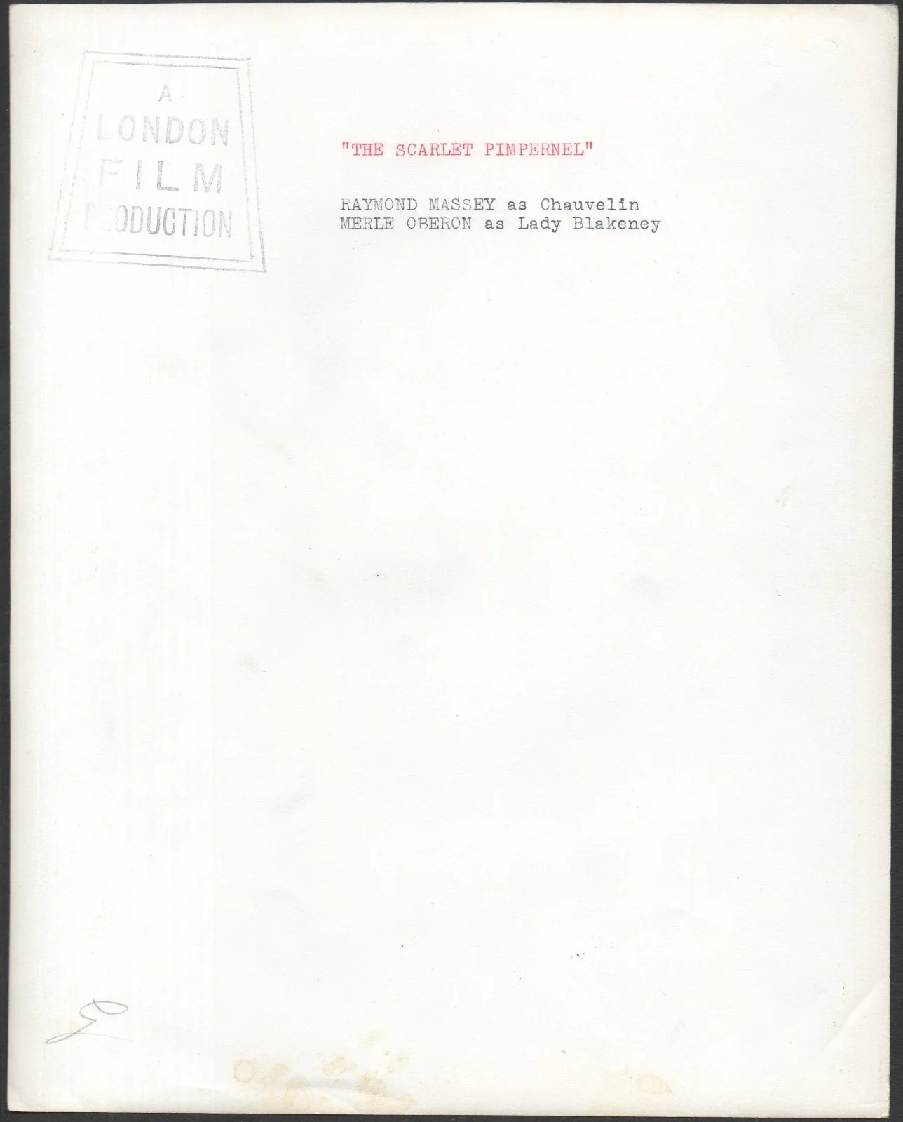 SCARLET PIMPERNEL 1934 Raymond Massey, Merle Oberon 10x8 STILL #89, изображение 2
