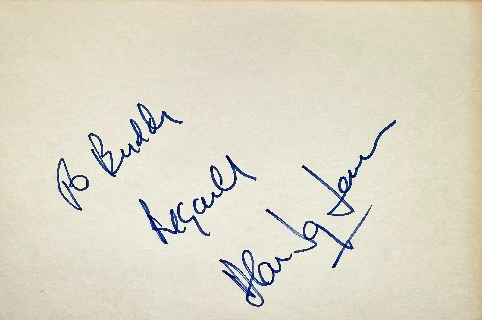 Alan Jay Lerner — ALAN JAY LERNER Signed Autograph 4 x 6 INDEX CARD American Lyricist & Librettist, image 3