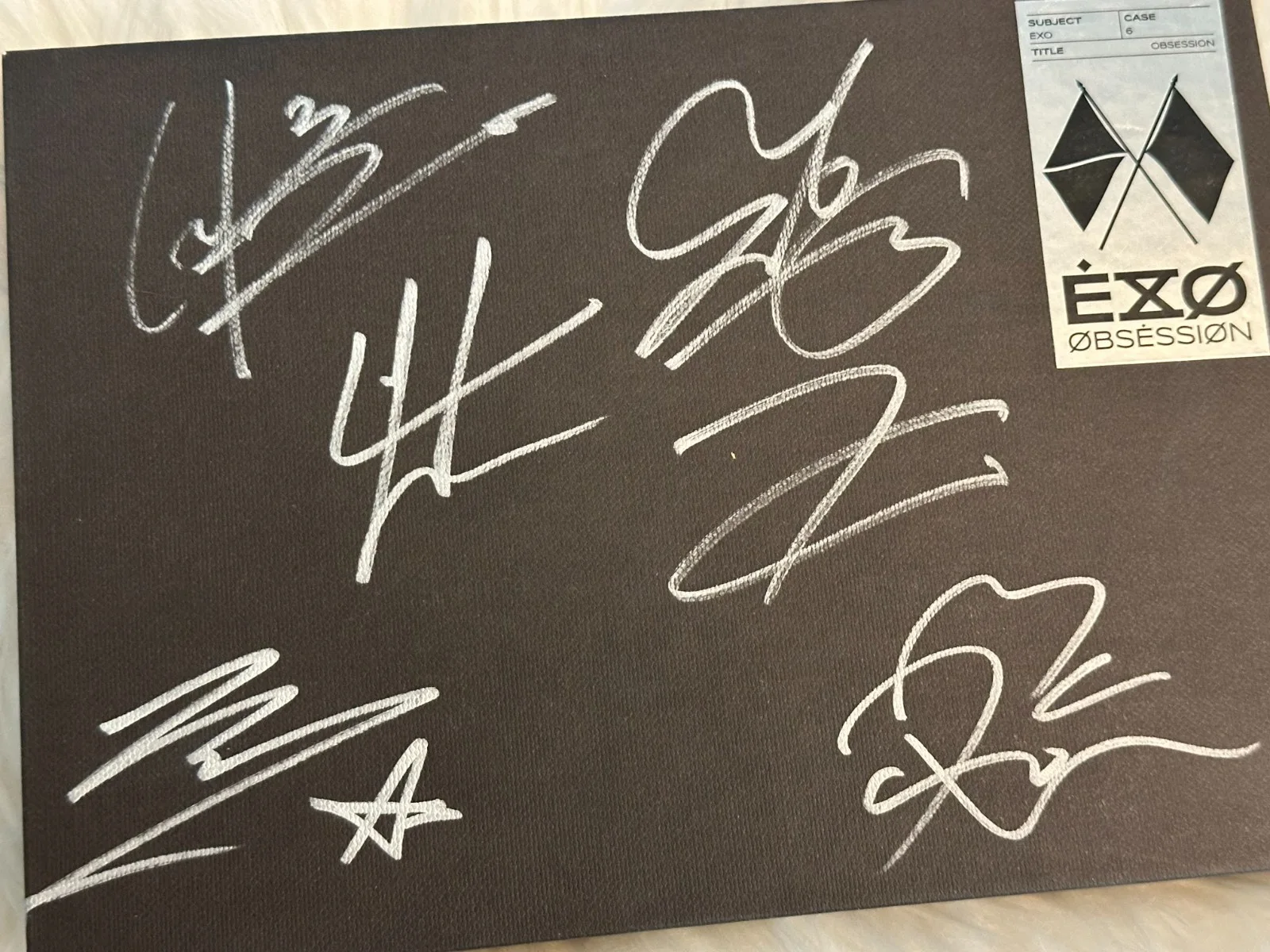 EXO - ALL MEMBER Autograph(Signed) PROMO ALBUM KPOP, изображение 2