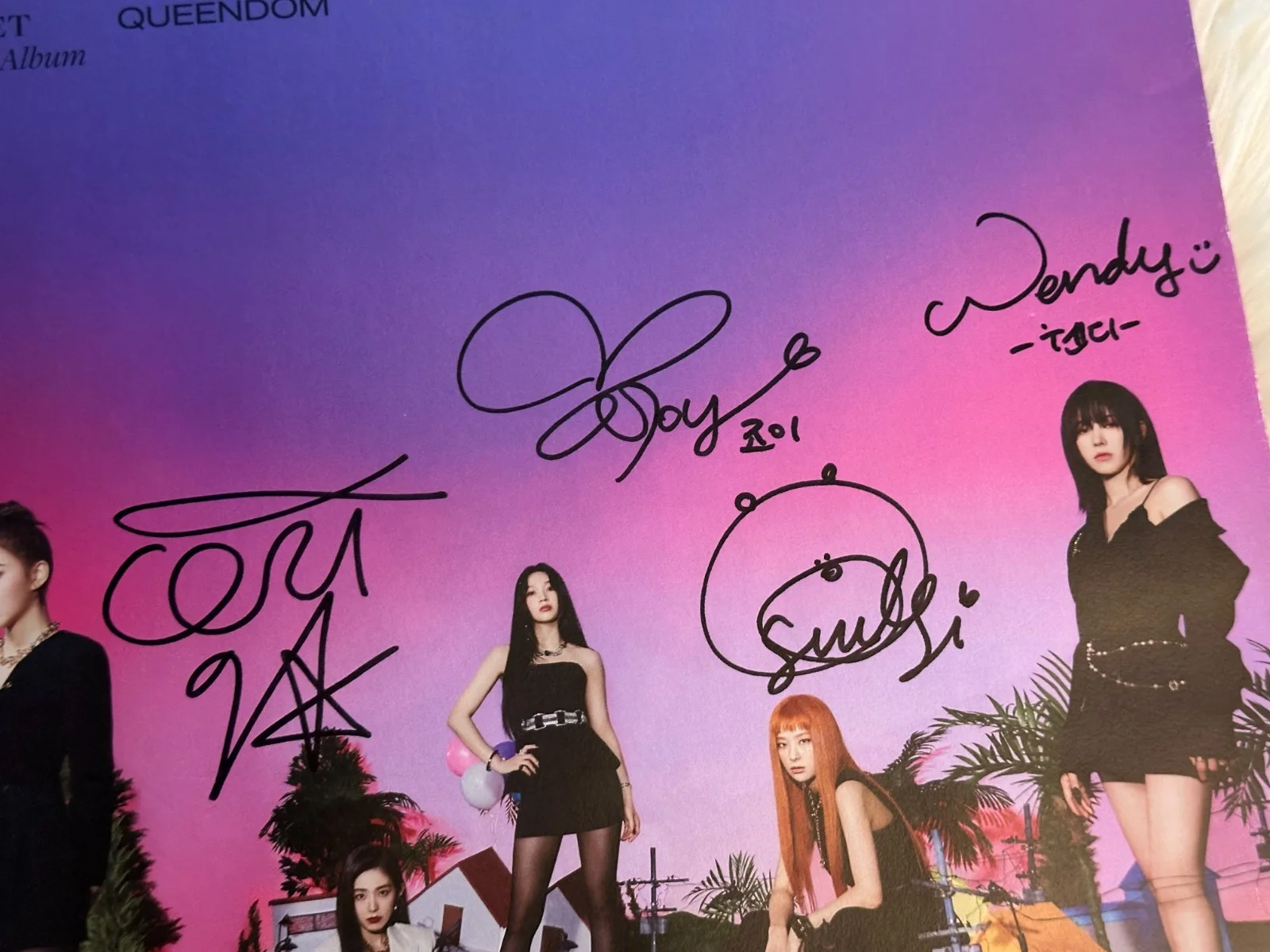 RED VELVET - ALL MEMBER Autograph(Signed) PROMO ALBUM KPOP, изображение 2