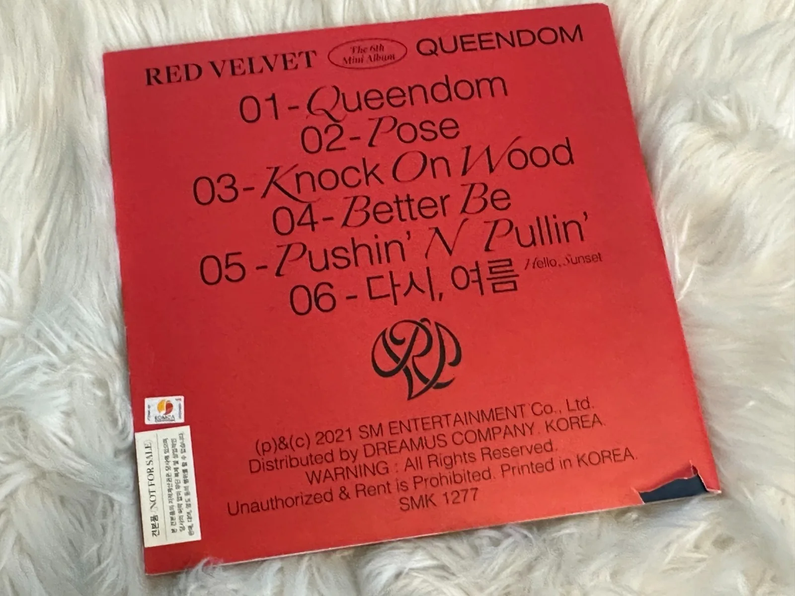 RED VELVET - ALL MEMBER Autograph(Signed) PROMO ALBUM KPOP, изображение 4