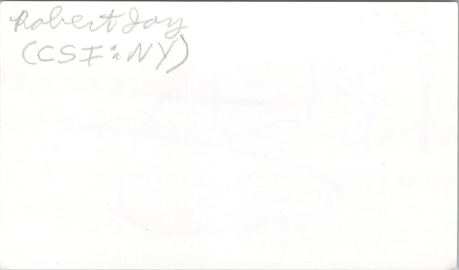 Robert Joy — Robert Joy Signed 3x5 Index Card CSI: NY Autographed, image 2