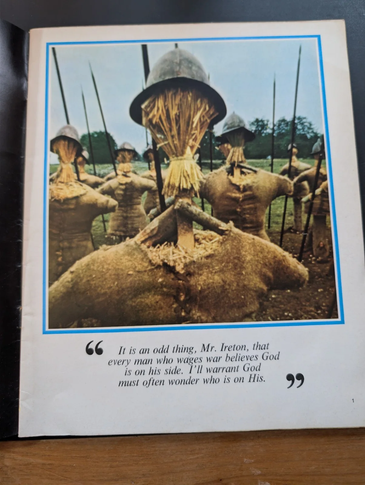 Vintage 1970 Cromwell Film Souvenir Book Programme Richard Harris Alec Guinness, image 2