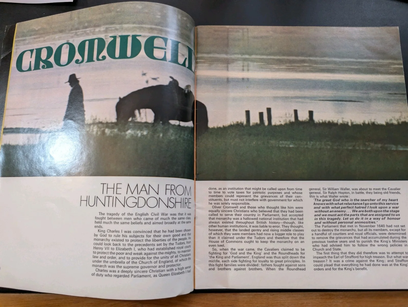 Vintage 1970 Cromwell Film Souvenir Book Programme Richard Harris Alec Guinness, image 3