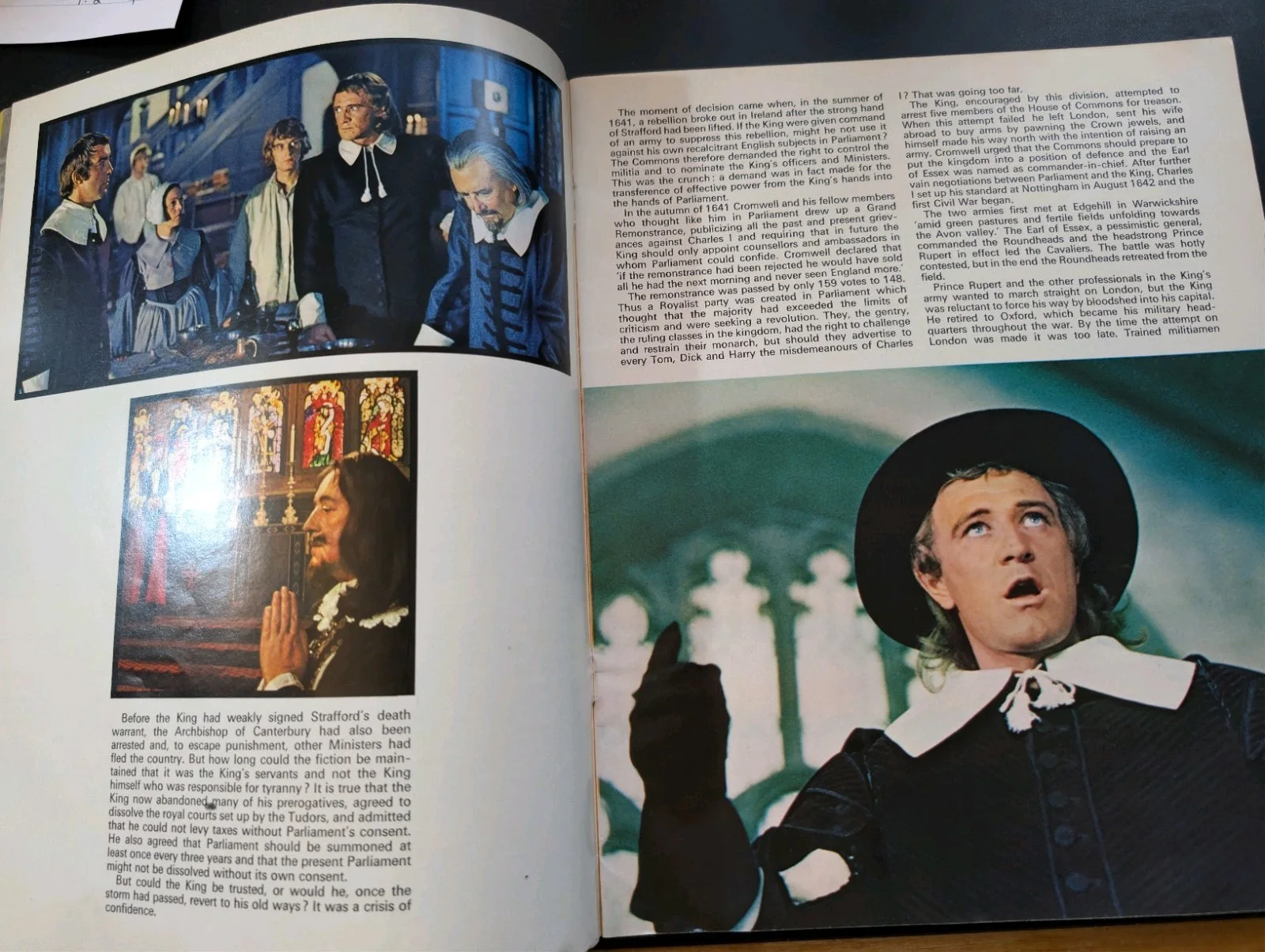 Vintage 1970 Cromwell Film Souvenir Book Programme Richard Harris Alec Guinness, image 4