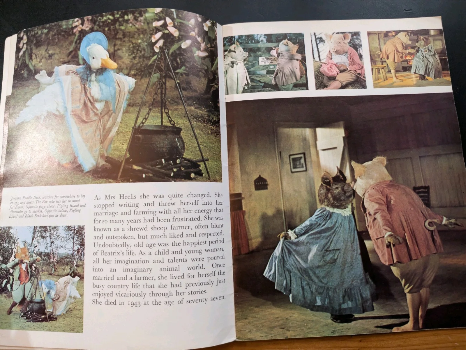 Vintage Tales of Beatrix Potter Royal Ballet Film Programme 1970s Covent Garden, изображение 4