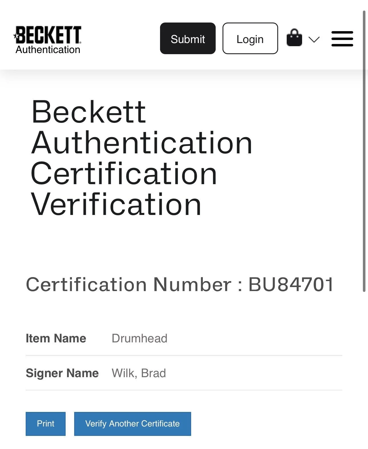 Brad Wilk Rage Against the Machine Autograph Signed Transparent Drumhead Beckett, image 5