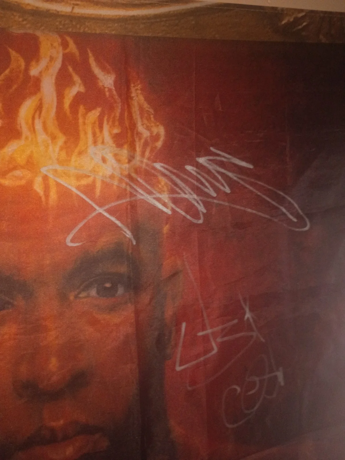 Tech N9ne Something Else Original Autographed Banner Multiple Signatures, image 3