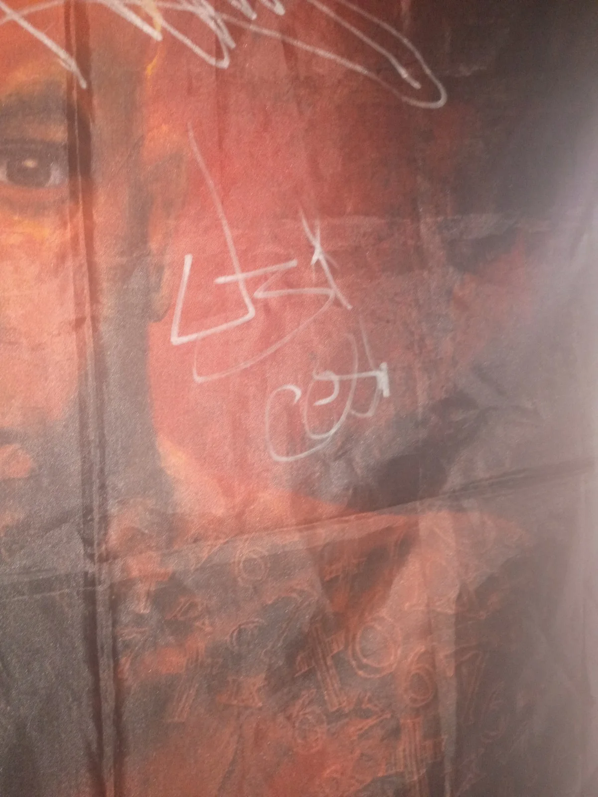 Tech N9ne Something Else Original Autographed Banner Multiple Signatures, image 4