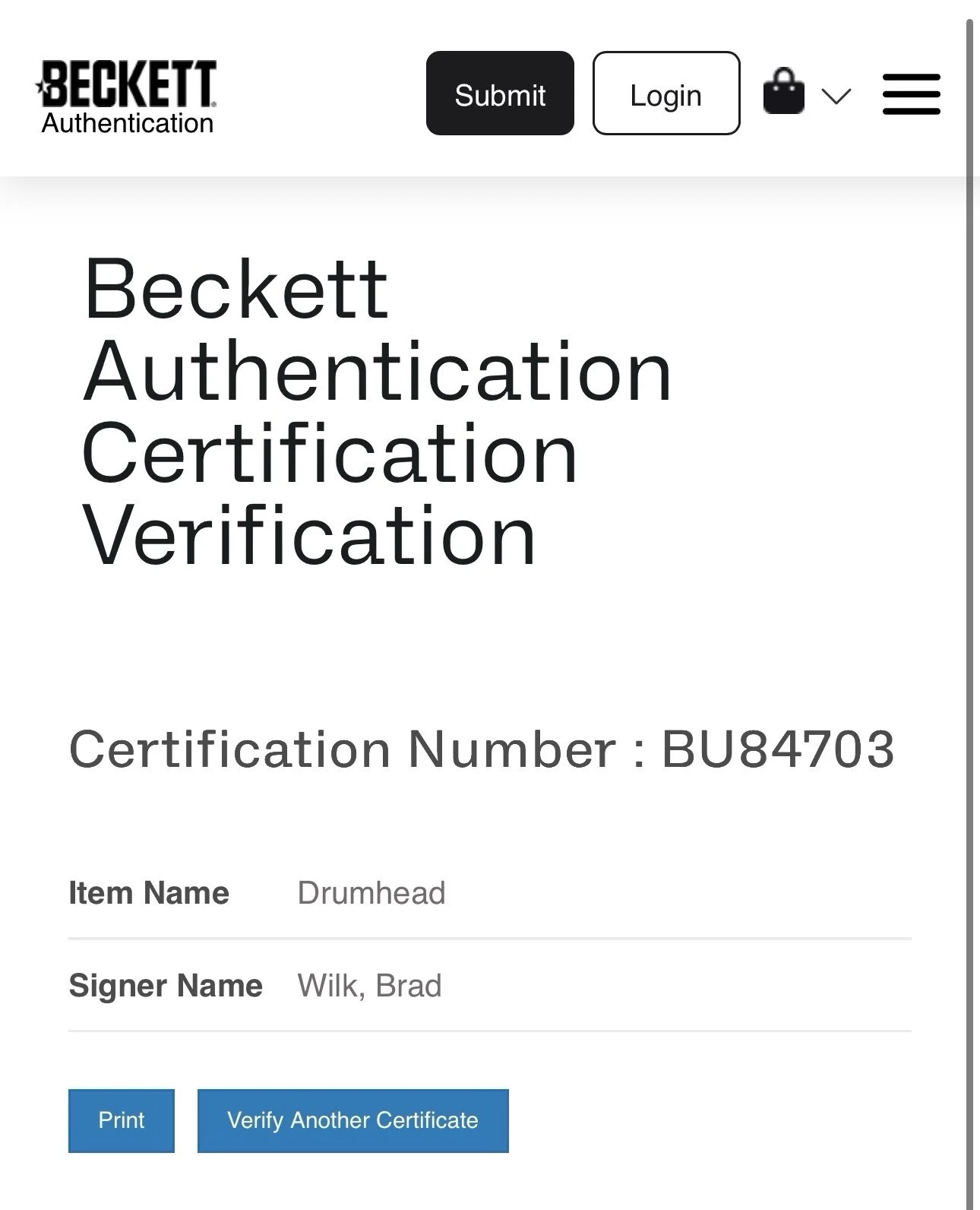 Brad Wilk Rage Against the Machine Autograph Signed Transparent Drumhead Beckett, image 5