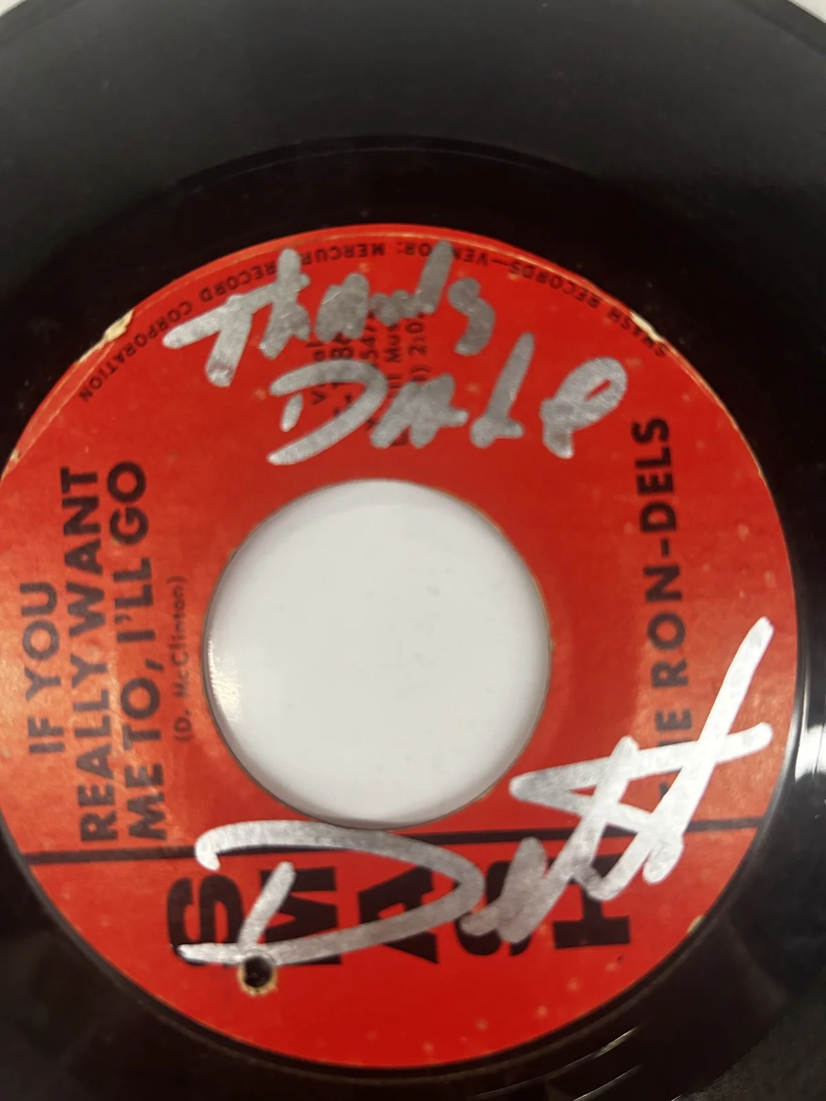 Delbert McClinton Signed 45 Record Auto Autograph JSA COA, image 3