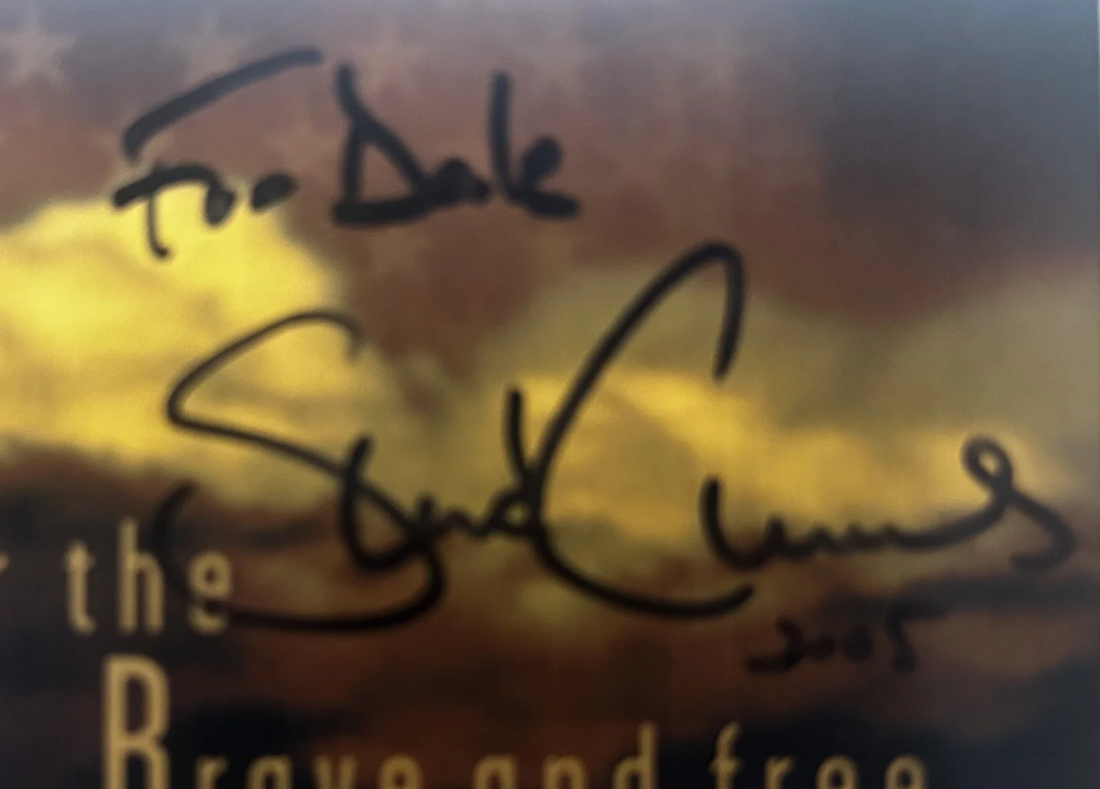 Signed Slaid Cleaves Brave and Free CD Auto Autographed JSA COA, image 3
