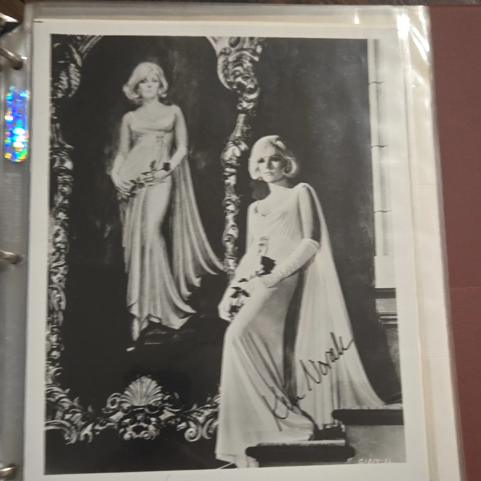 Kim Novak — Kim Novak Signed Original Movie Photograph Black and White Autograph