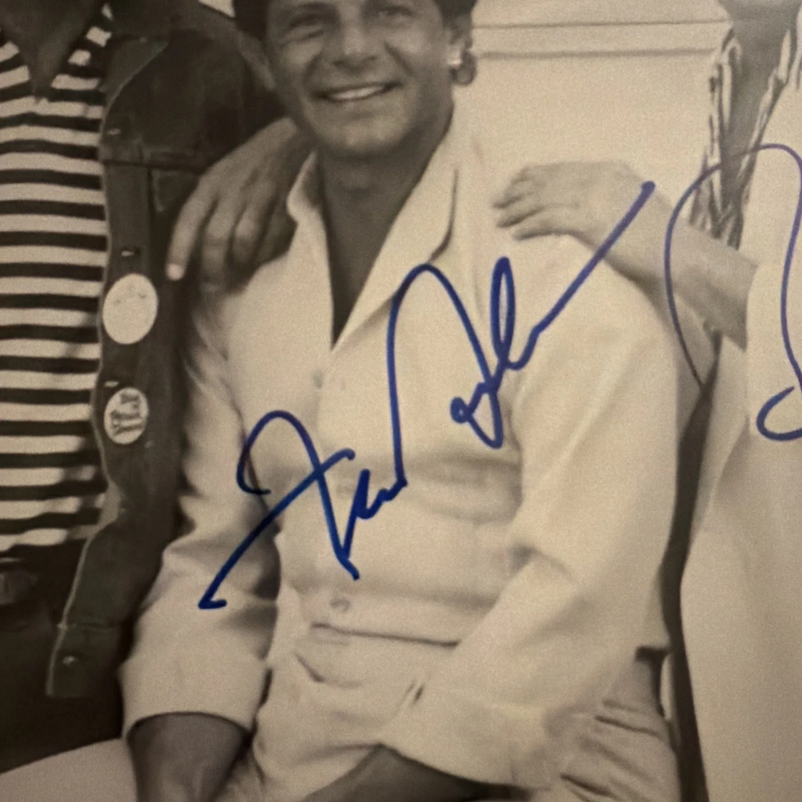 Fabian Frankie Avalon Bobby Rydell Signed 8x10 Photo Bandstand Autographs, image 3