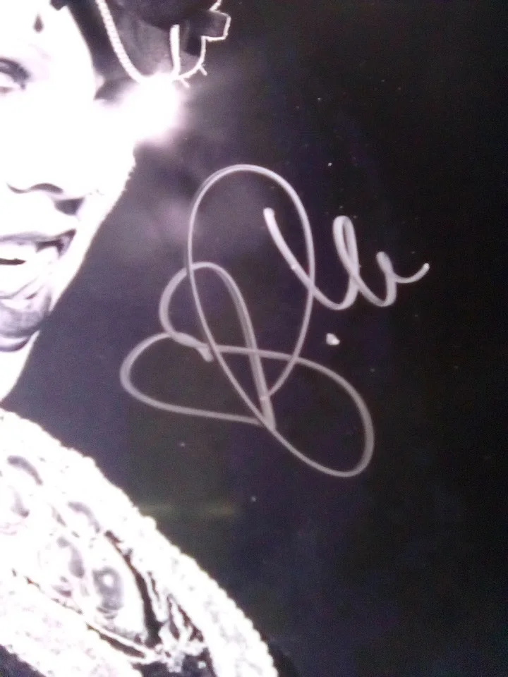PINK autographed 8 X 10 photo ( Authentic ), image 2