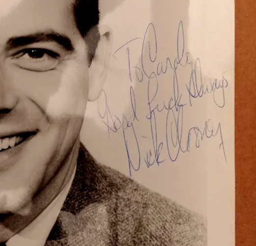 NICK CLOONEY { GEORGE'S DAD ] CIN. OH WLW TV PERSONALITY AUTOGRAPHED PHOTO, изображение 2