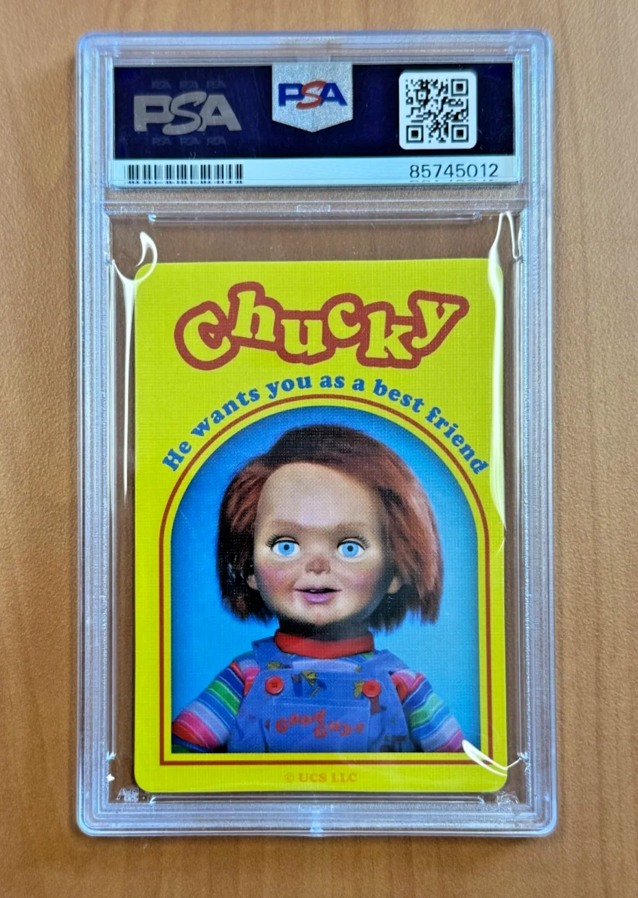 Jennifer Tilly Signed Autographed Queen of Diamonds Chucky Playing Card PSA COA, изображение 2