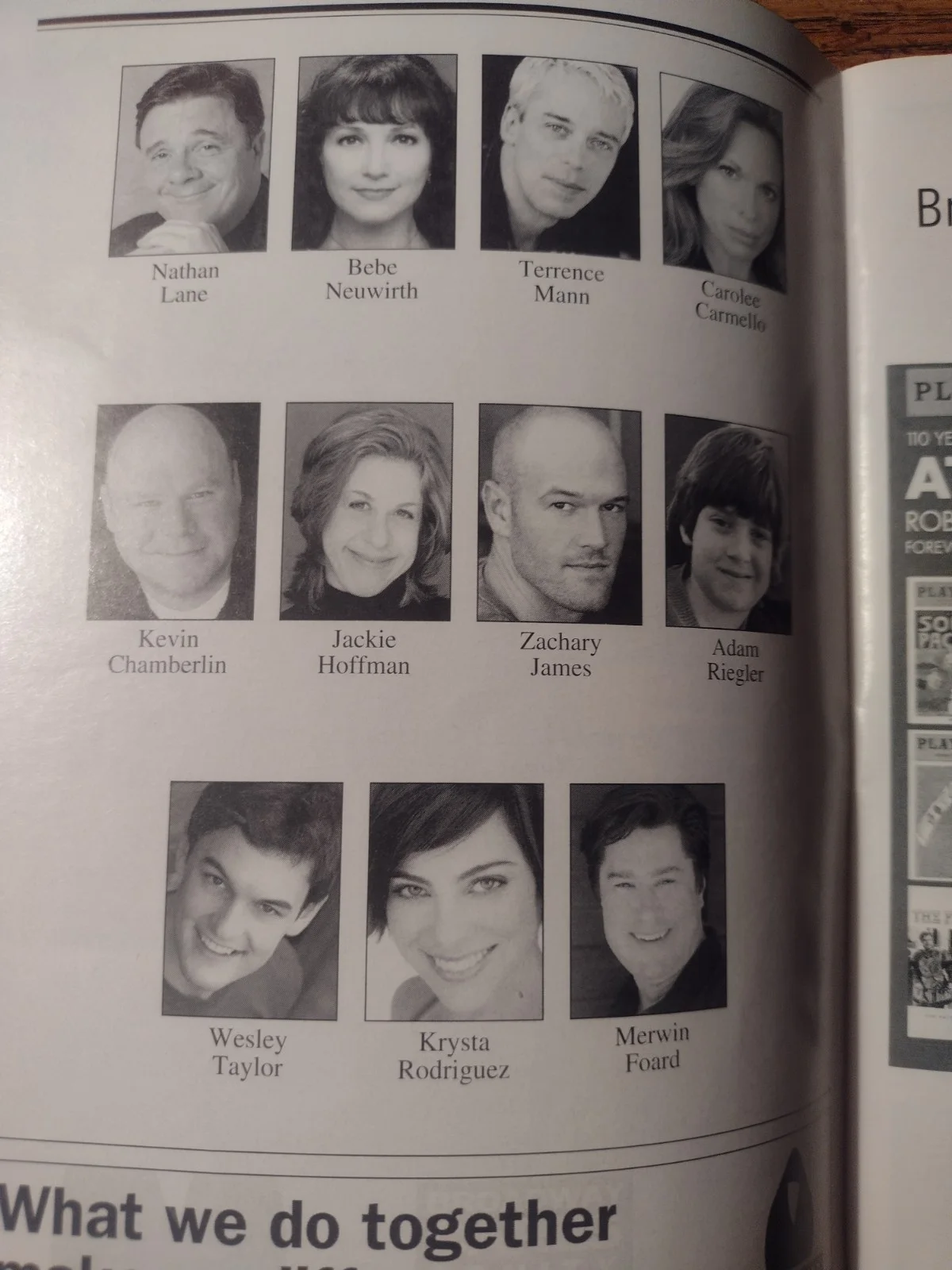 Nathan Lane — Addams Family Signed Theatre Playbill Nathan Lane C Carmello And More Rare, изображение 3