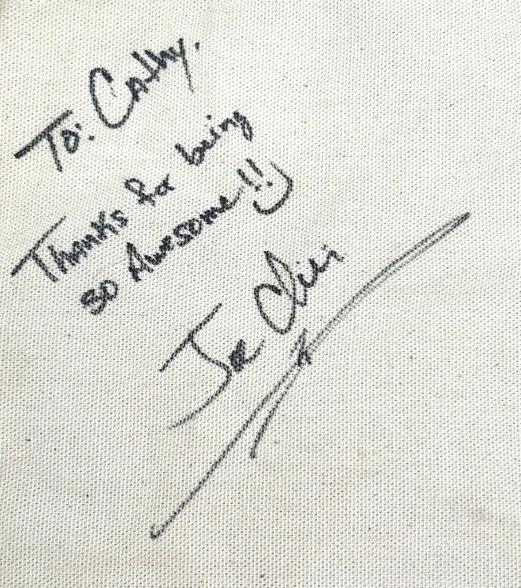 Joe Chin — 2013 JOE CHIN (Ghosthunters) Autographed Bag - 17"x 13.5", изображение 3