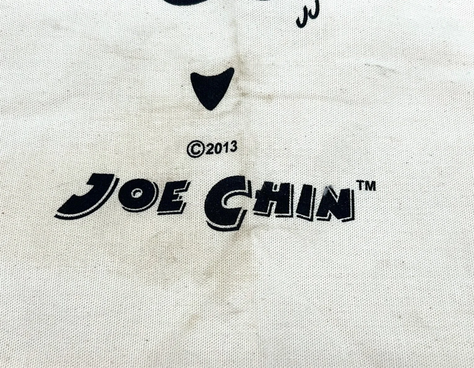Joe Chin — 2013 JOE CHIN (Ghosthunters) Autographed Bag - 17"x 13.5", изображение 5