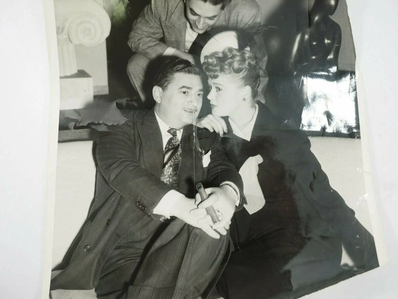 Laraine Day and Alan Mowbray vintage 8" x 10" Photo, изображение 2