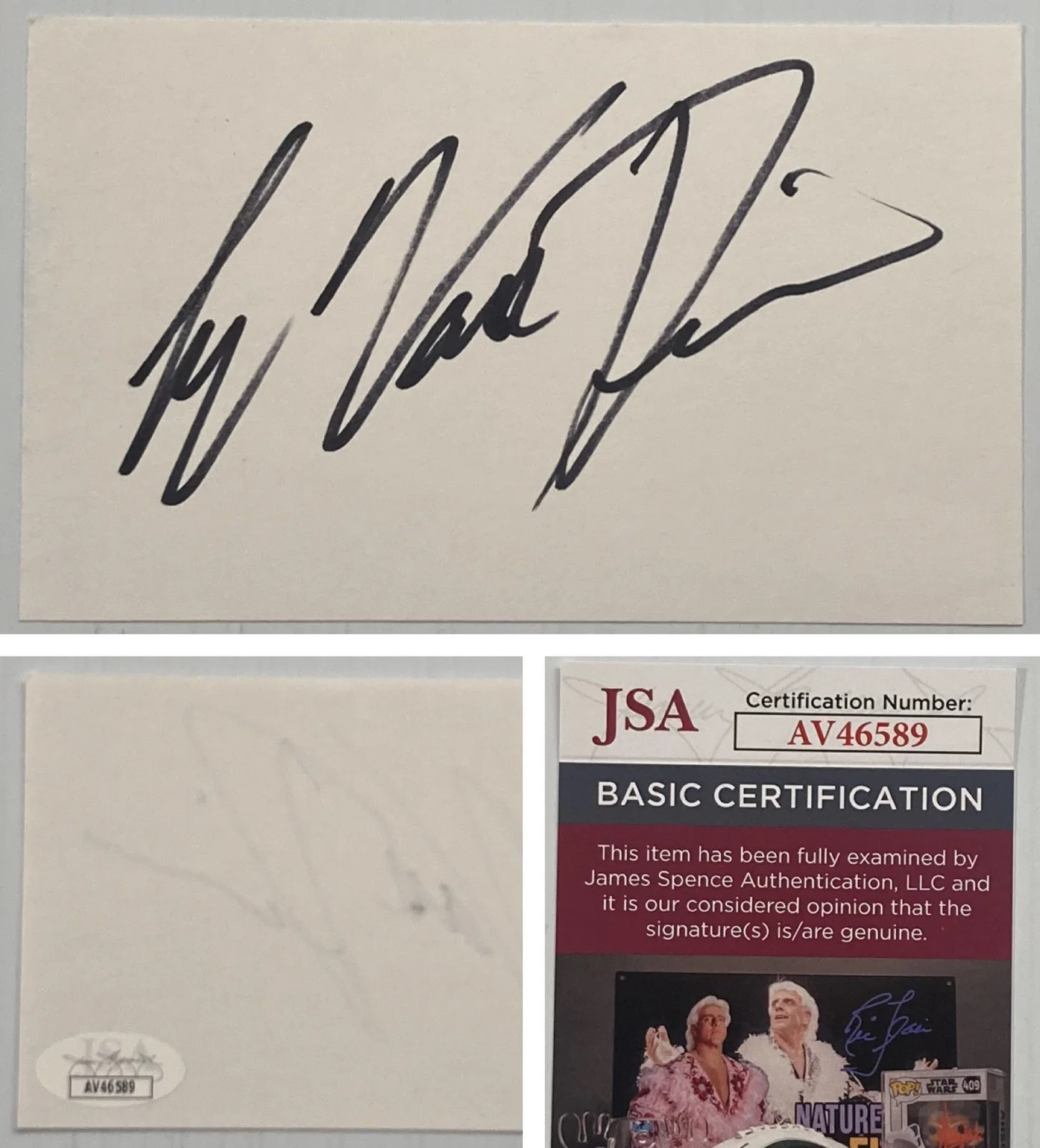 Casper Van Dien — Starship Troopers Casper Van Dien Signed Autograph 3x5 Index Card JSA - FREE S&H