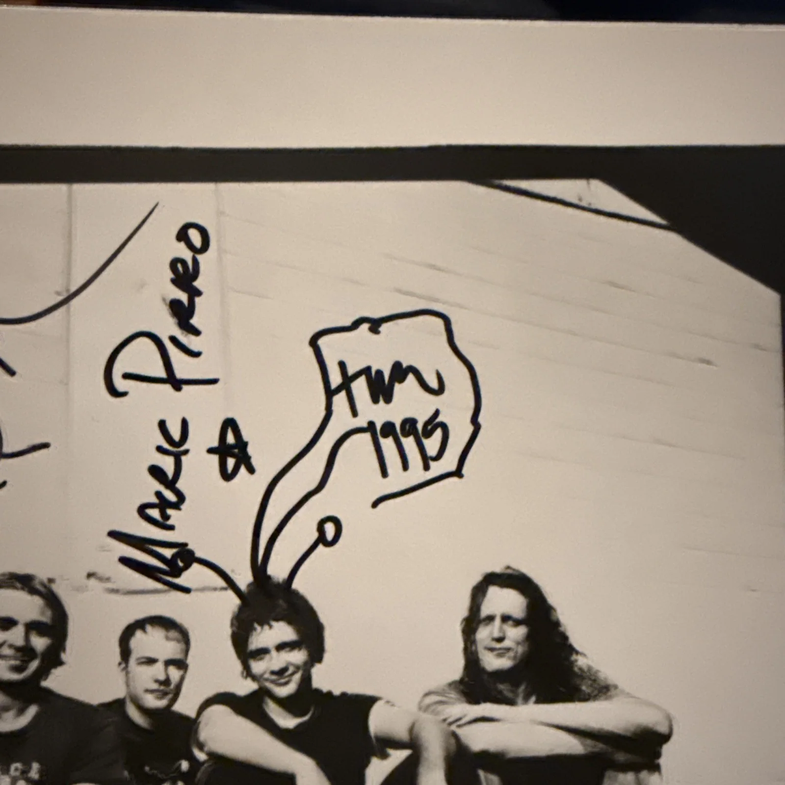 Tripping Daisy Signed Autographed 8x10 Promo Flat 1995 Wes Elastic Firecracker, image 2