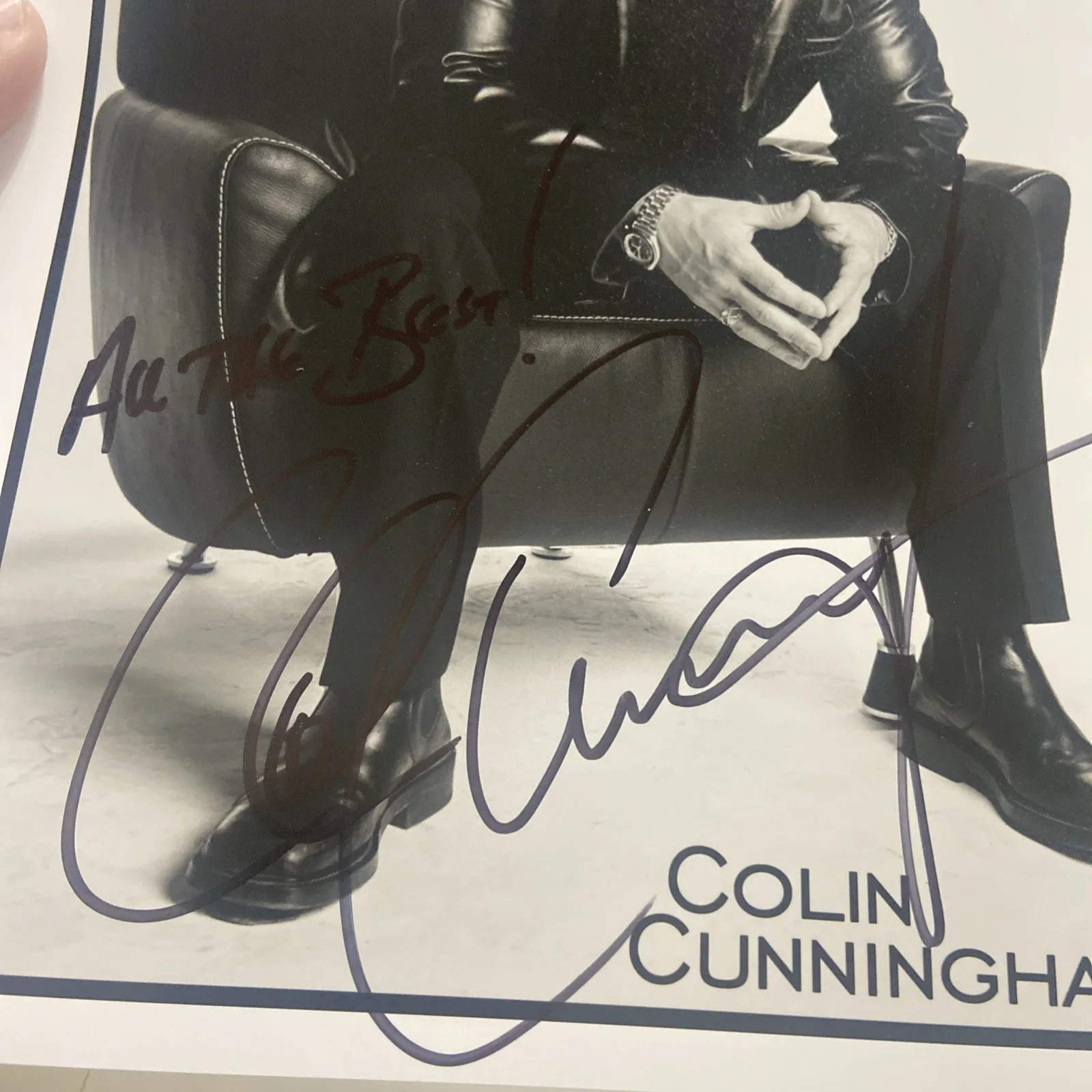 Colin Cunningham — Colin Cunningham Stargate Atlantis signed 8 x 10 photo b&w, изображение 2