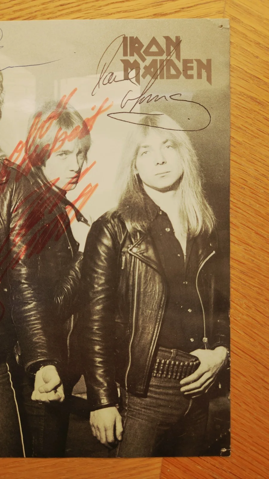 Rare 1981 Iron Maiden Autograph on 8x10 Promo Photo – Killers Era- COA, изображение 4