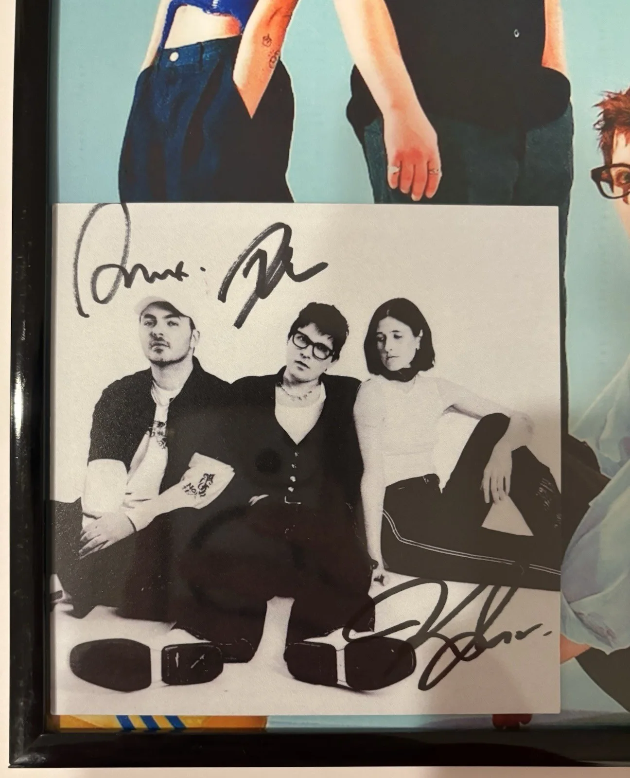 Valley ALL 3 Band Autographed/Signed Inside CD Insert Framed with 8x10 Photo!, image 2
