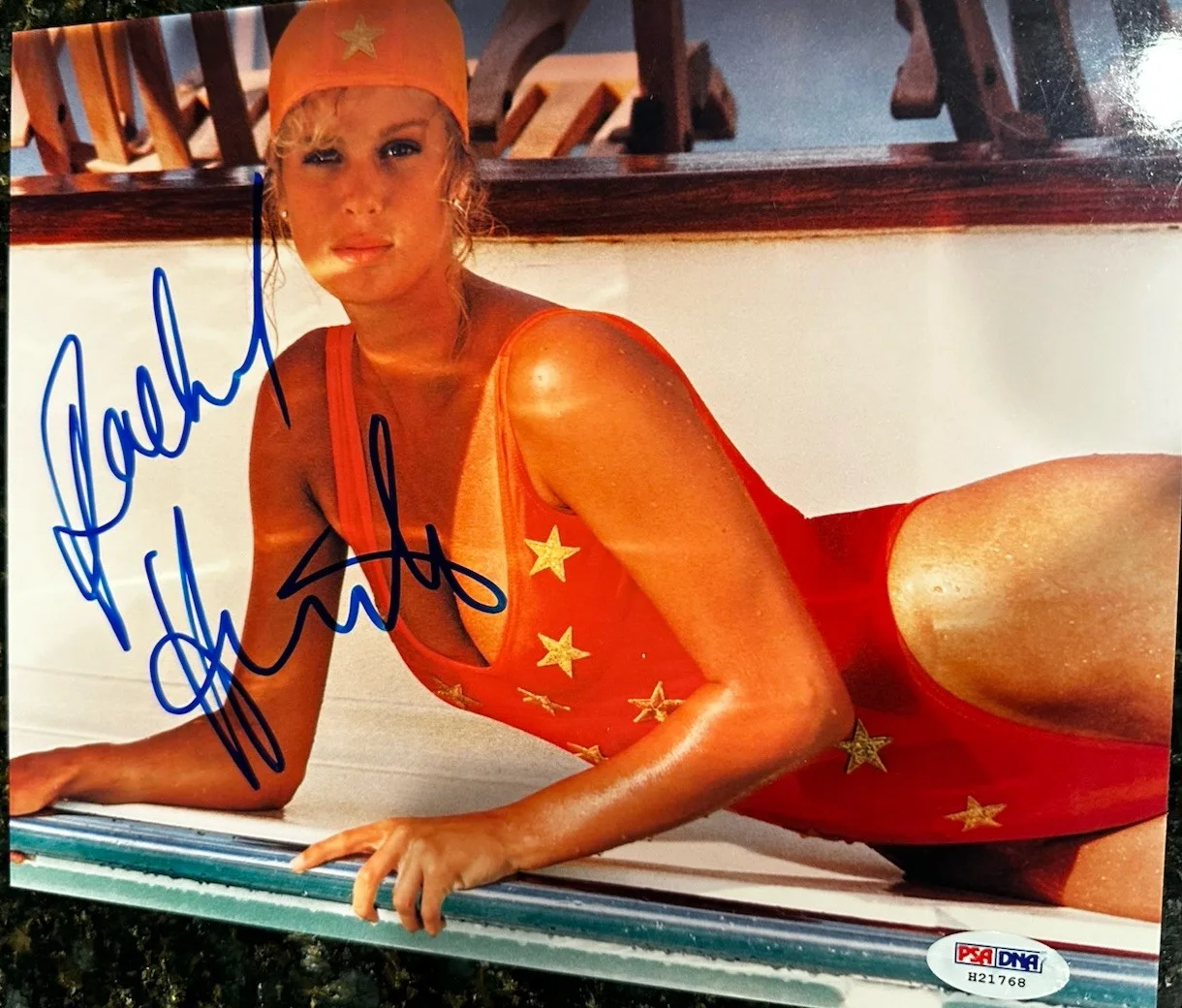 Rachel Hunter Signed 8x10 Photo PSA COA Autographed Super Model, image 2