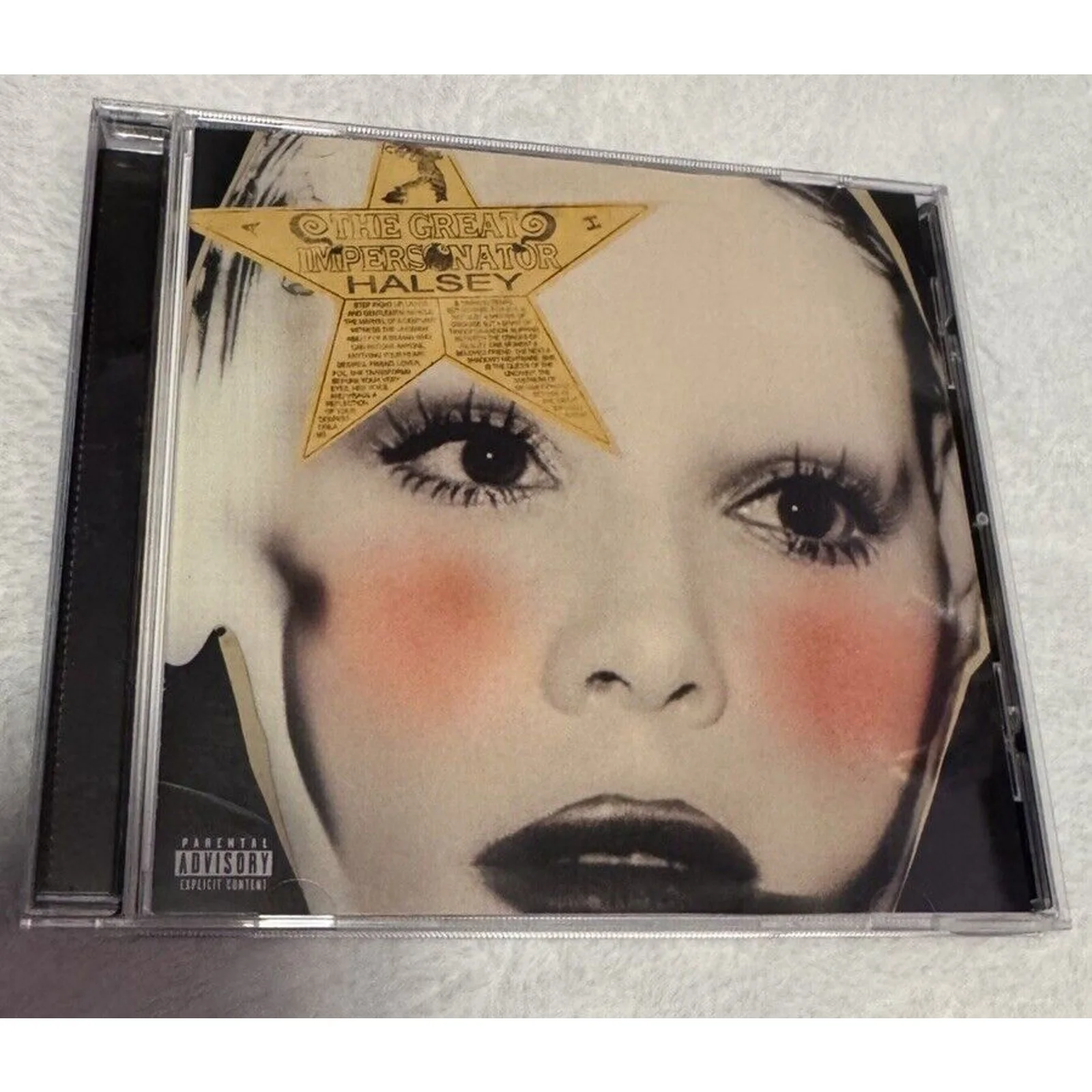 Halsey “The Great Impersonator” 90’s Edition CD Signed Insert!, image 2