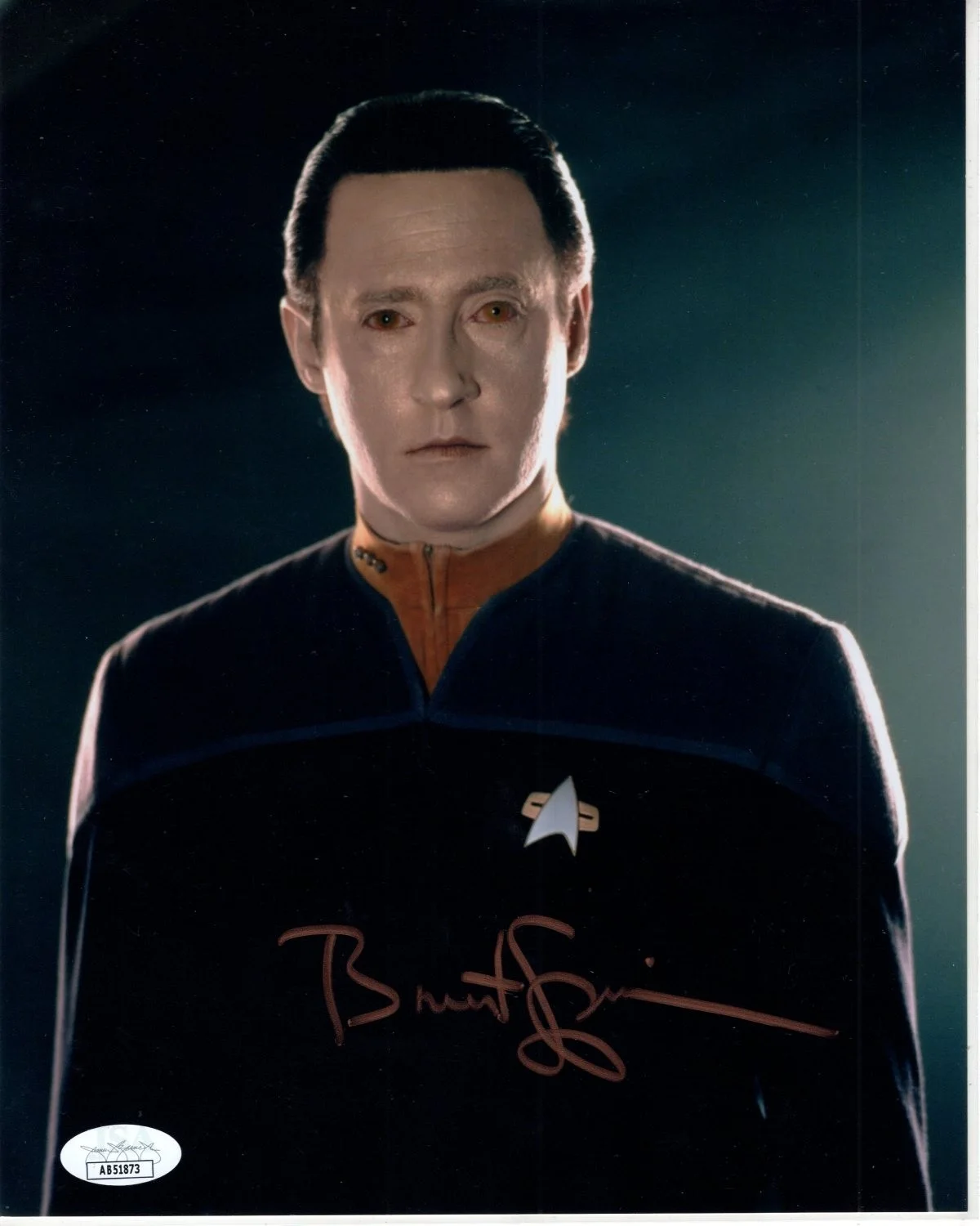 Brent Spiner — Brent Spiner signed autographed 8x10 Star Trek Nemesis Data photo JSA