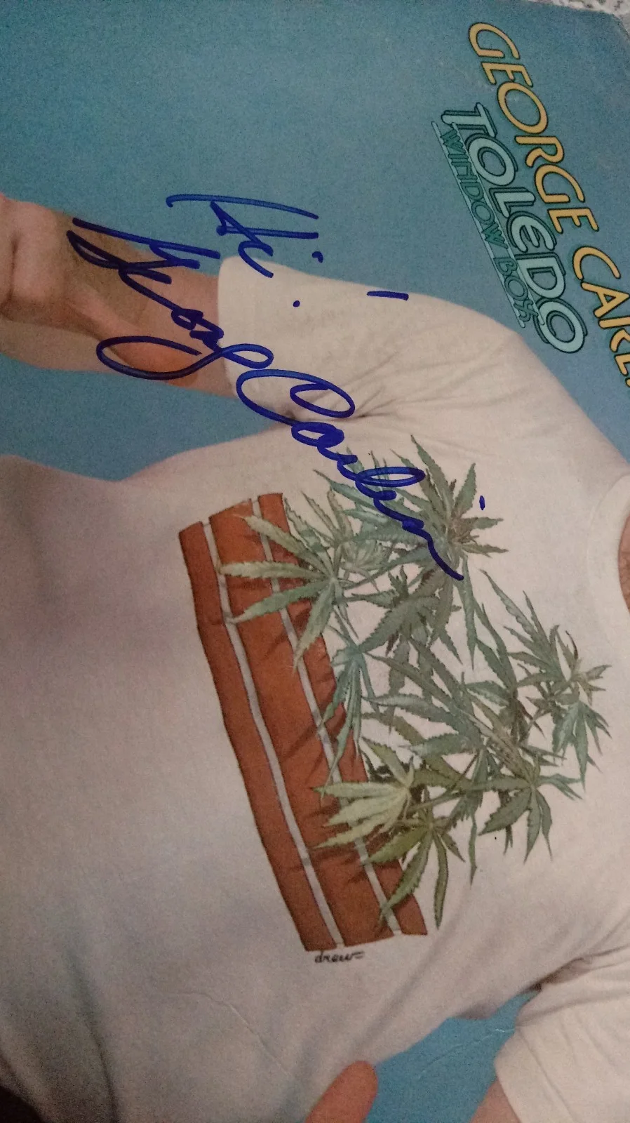 George Carlin — SIGNED GEORGE CARLIN RARE VINYL RECORD LP ALBUM COMEDIAN 1974 TOLEDO WINDOW BOX, изображение 3