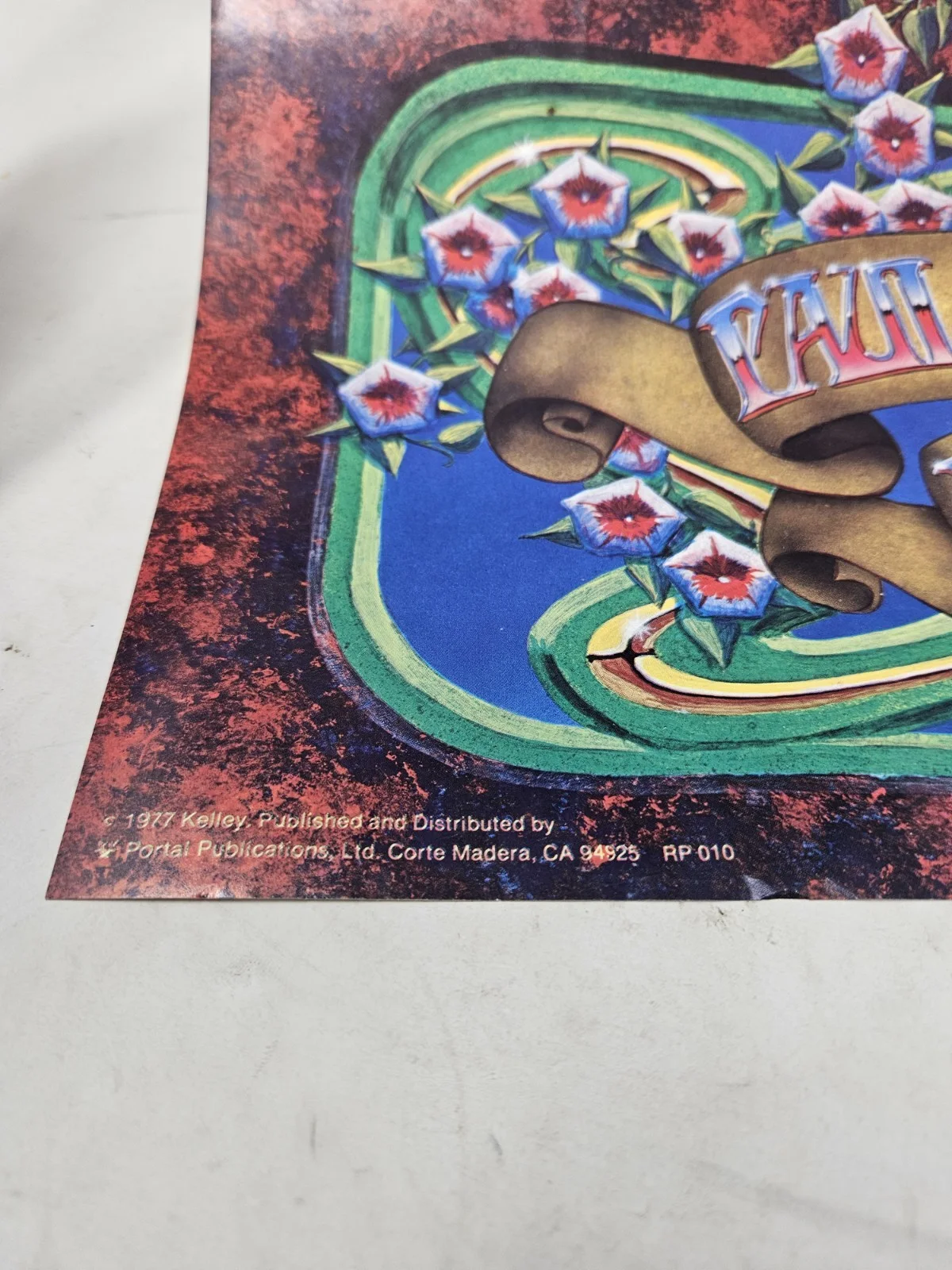 WINGS PAUL MCCARTNEY 1977 Concert Original Vintage One Sheet Concert Tour Poster, изображение 3