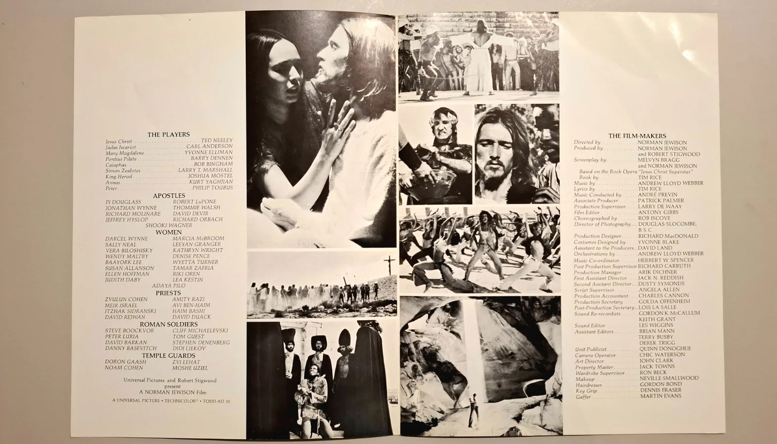 Jesus Christ Superstar 1973 Film Souvenir Programme (22×28 cm), изображение 3