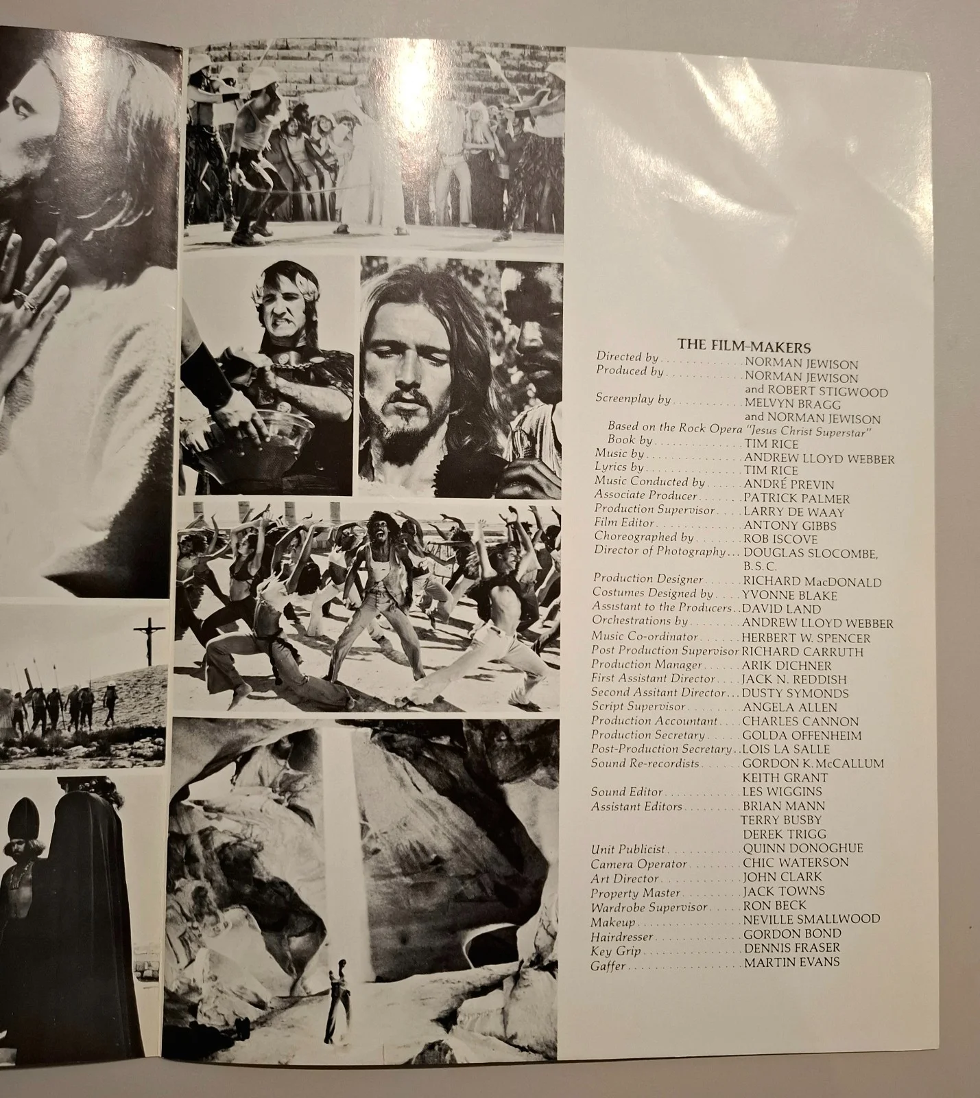 Jesus Christ Superstar 1973 Film Souvenir Programme (22×28 cm), изображение 4