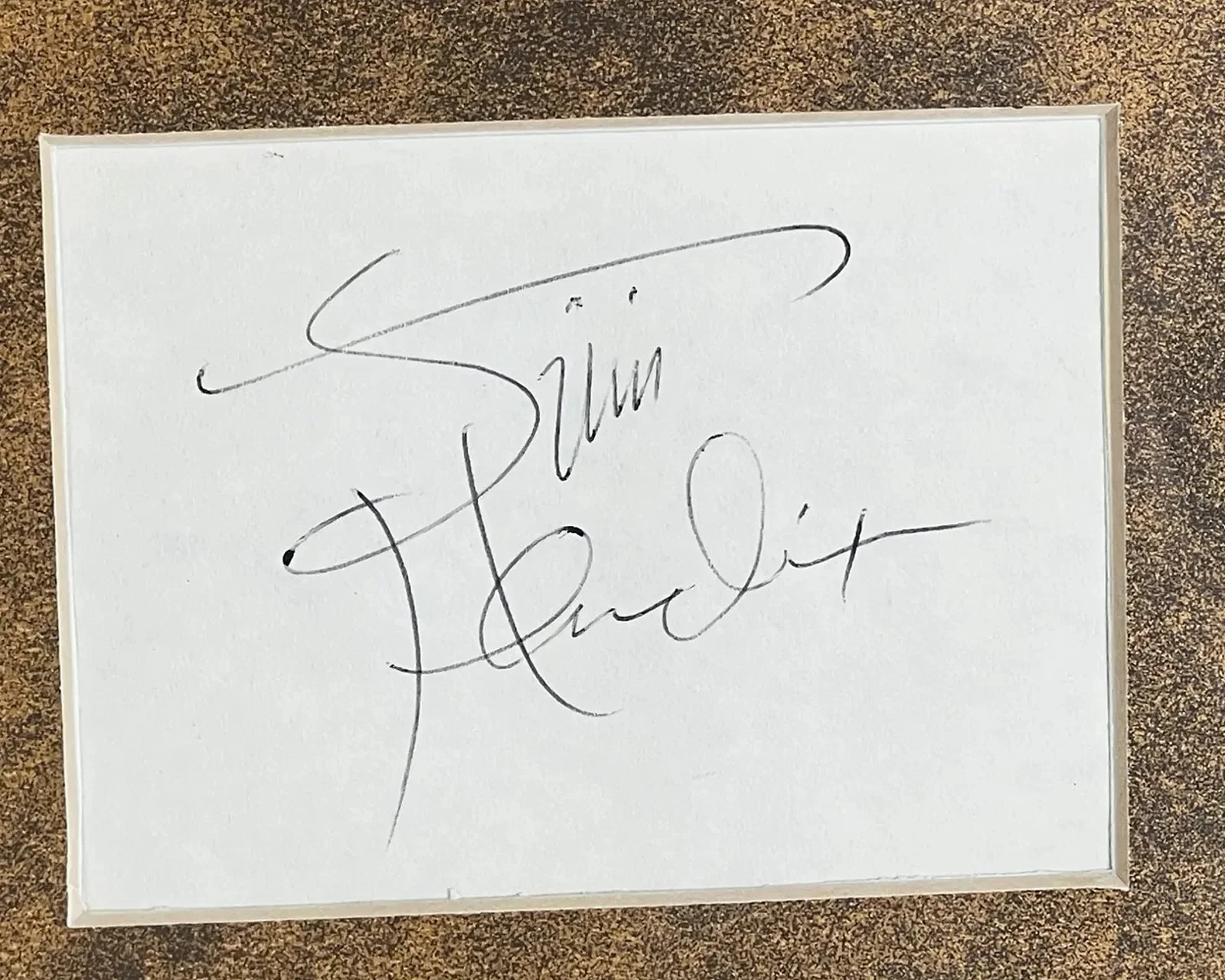 Jimi Hendrix — Jimi Hendrix Signed Autographed Card Display Woodstock Ticket With Provenance, изображение 2